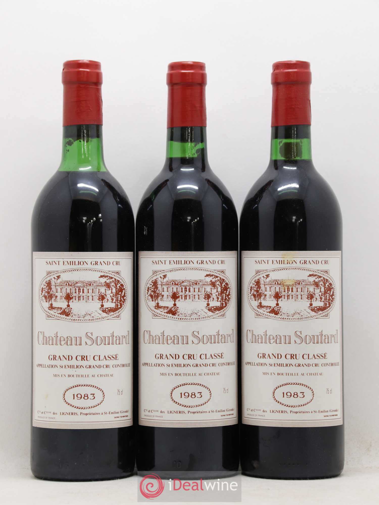 Château Soutard Grand Cru Classé 1983 - Lot de 6 bouteilles - 1
