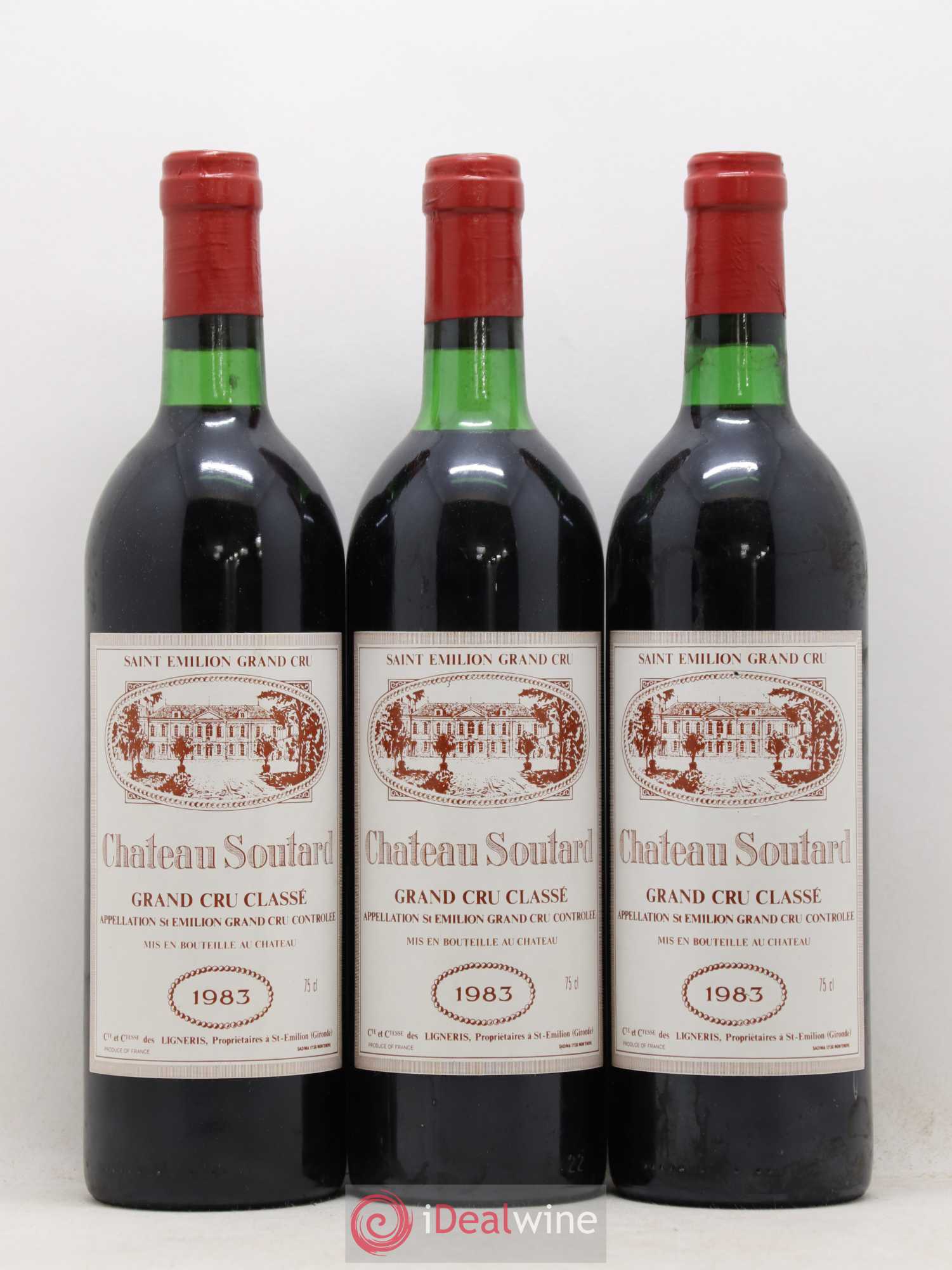 Château Soutard Grand Cru Classé 1983 - Lot de 6 bouteilles - 2