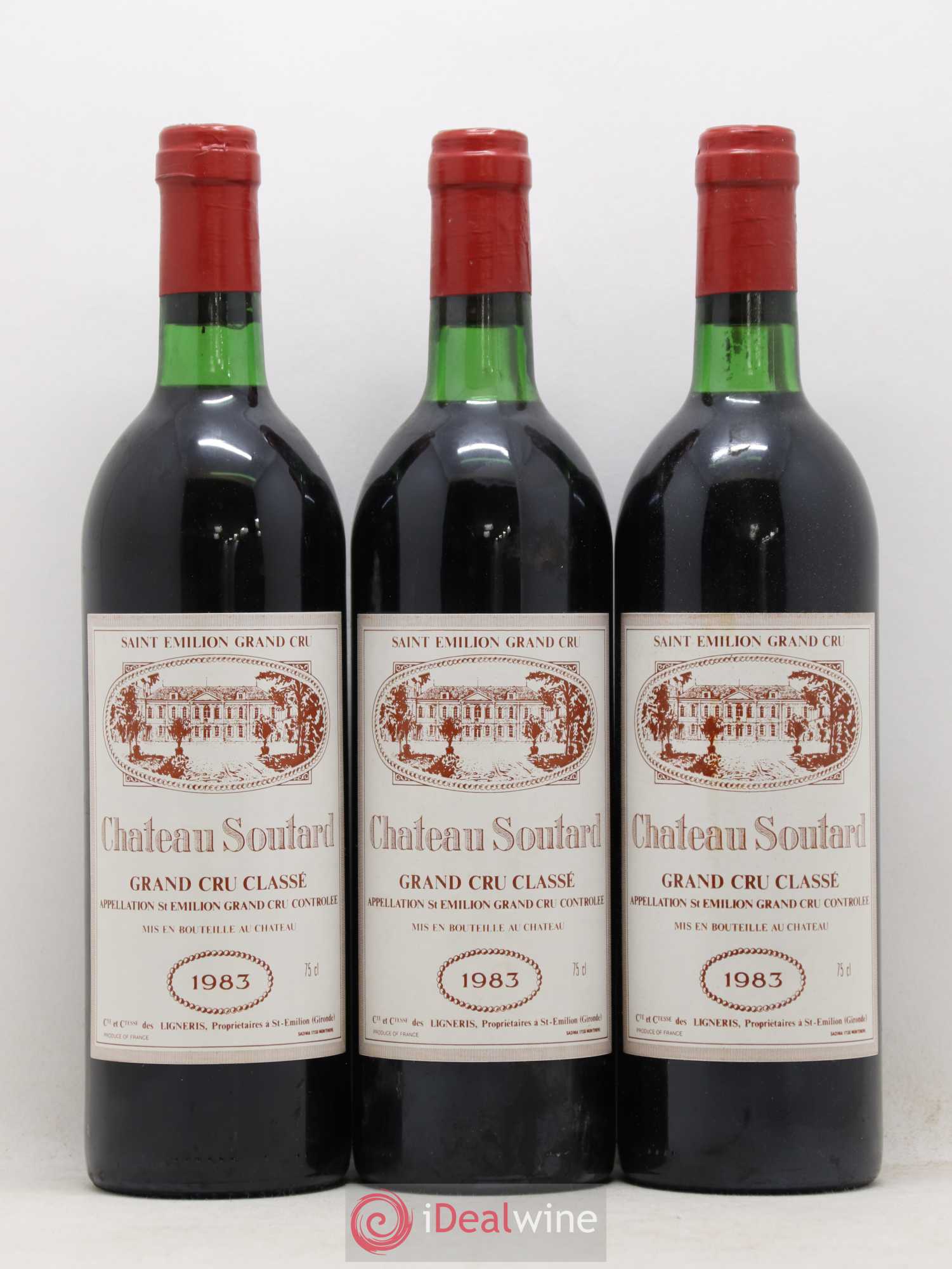 Château Soutard Grand Cru Classé 1983 - Lot de 6 bouteilles - 2