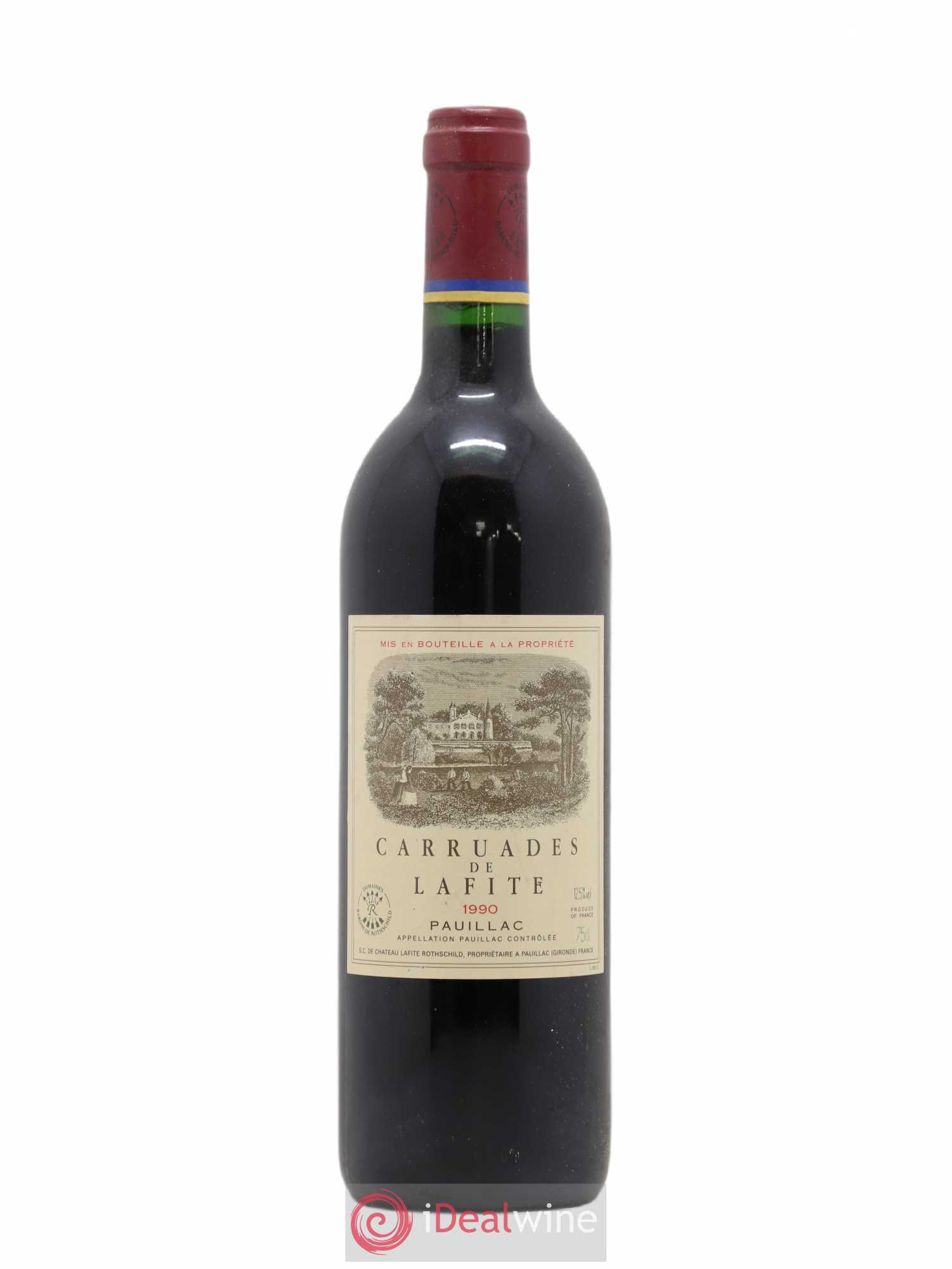 Carruades de Lafite Rothschild Second Vin 1990 - Lot de 1 bouteille - 0