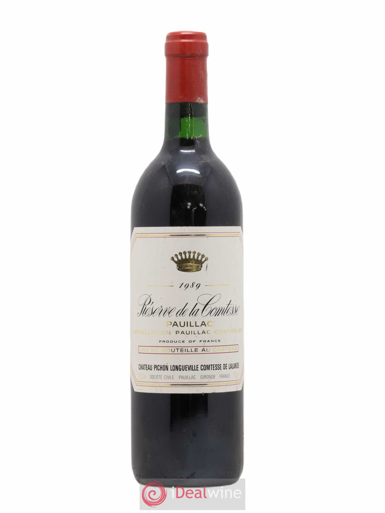 Réserve de la Comtesse Second Vin 1989 - Lot de 1 bouteille - 0