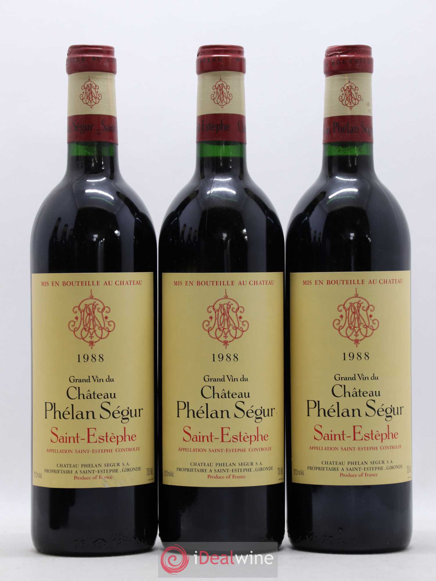 Château Phélan Ségur 1988 - Lot de 12 bouteilles - 3