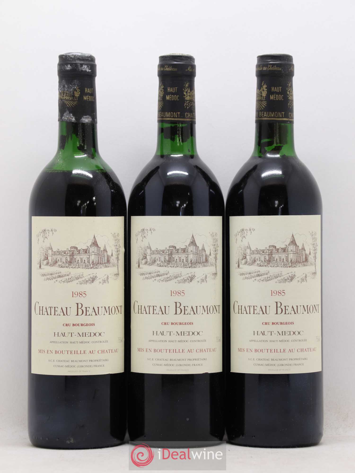 Château Beaumont Cru Bourgeois 1985 - Lot de 6 bouteilles - 2