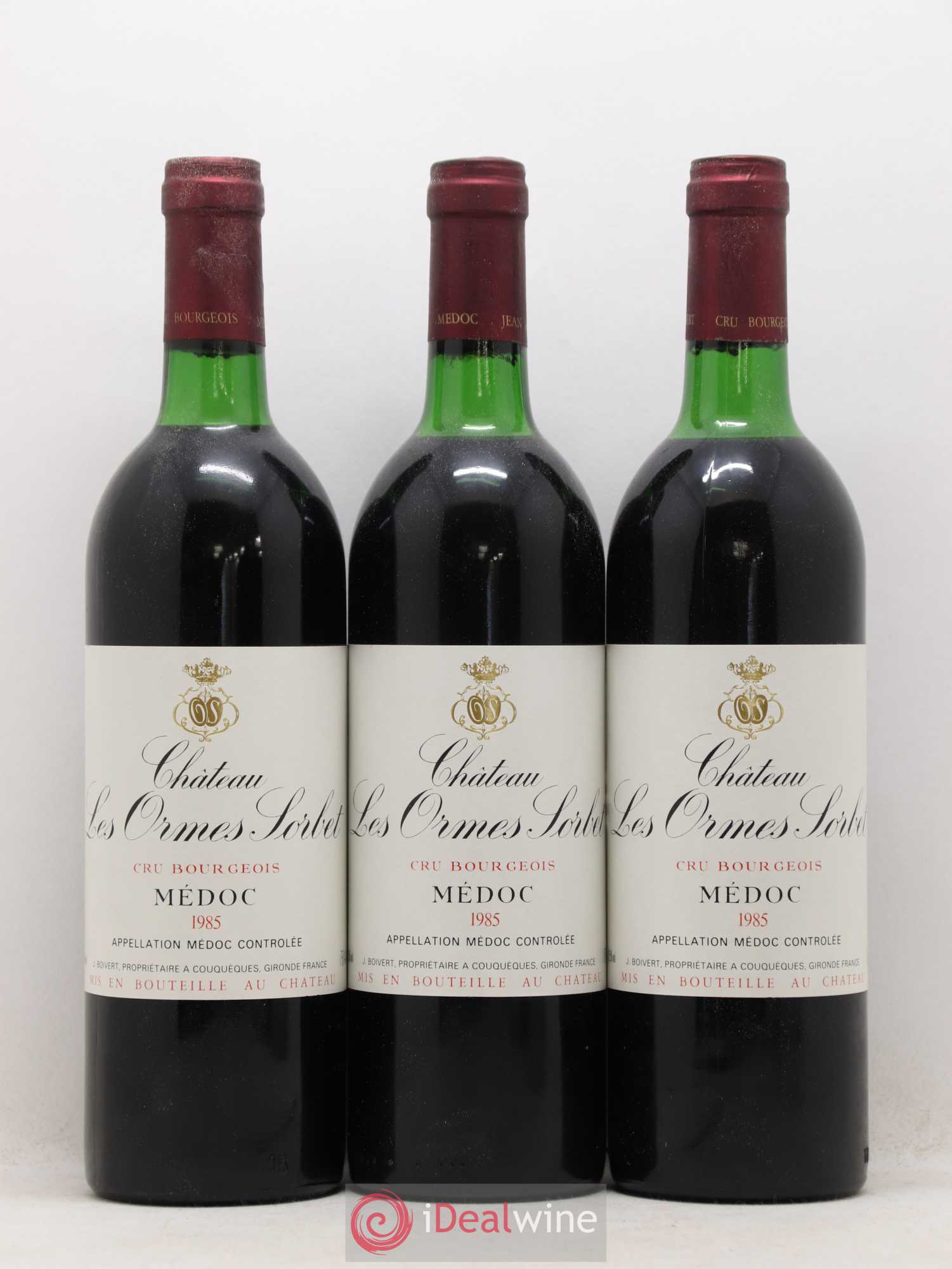 Château les Ormes Sorbet Cru Bourgeois 1985 - Lot de 12 bouteilles - 4