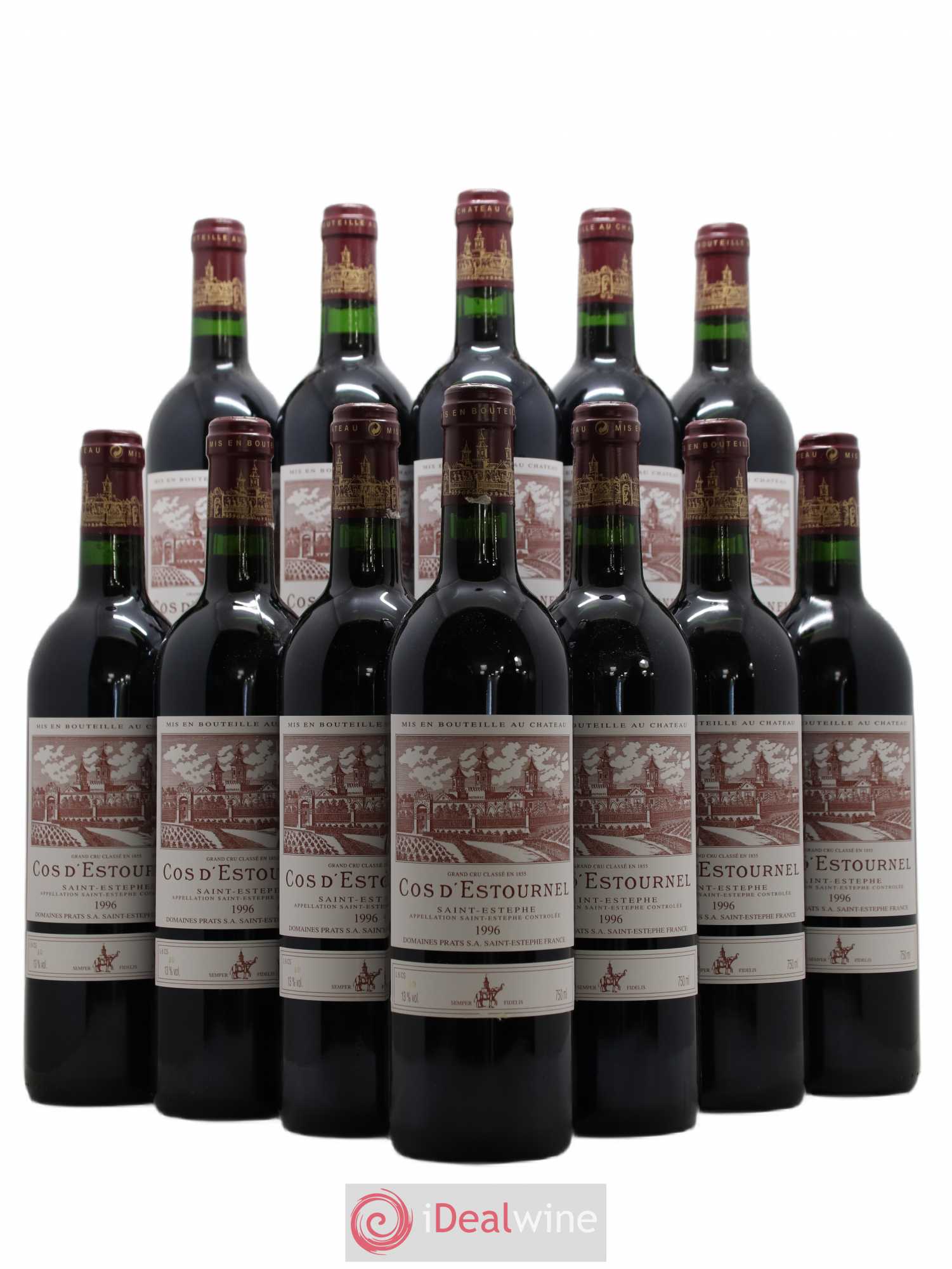 Cos d'Estournel 2ème Grand Cru Classé 1996 - Lot de 12 bouteilles - 0