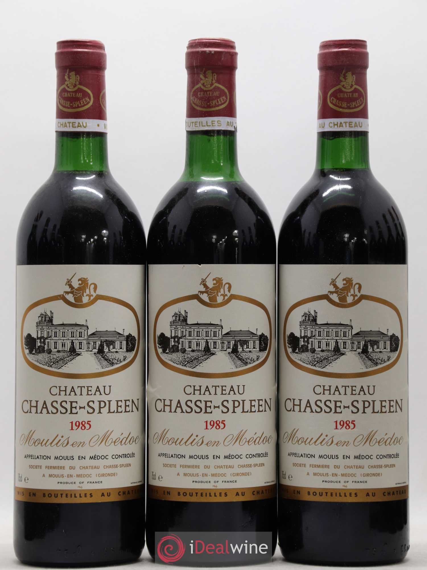 Château Chasse Spleen 1985 - Lot de 12 bouteilles - 1