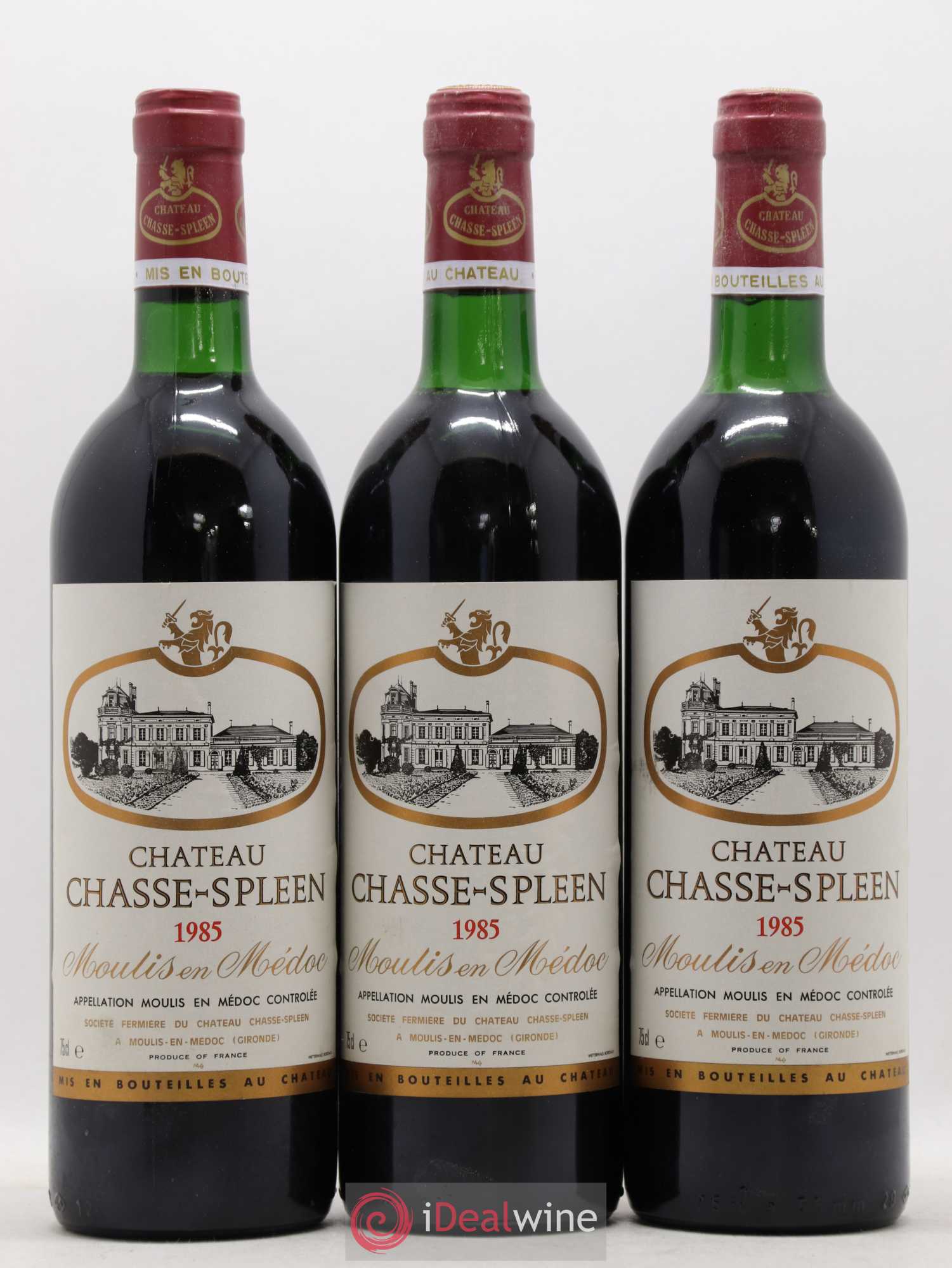 Château Chasse Spleen 1985 - Lot de 12 bouteilles - 4