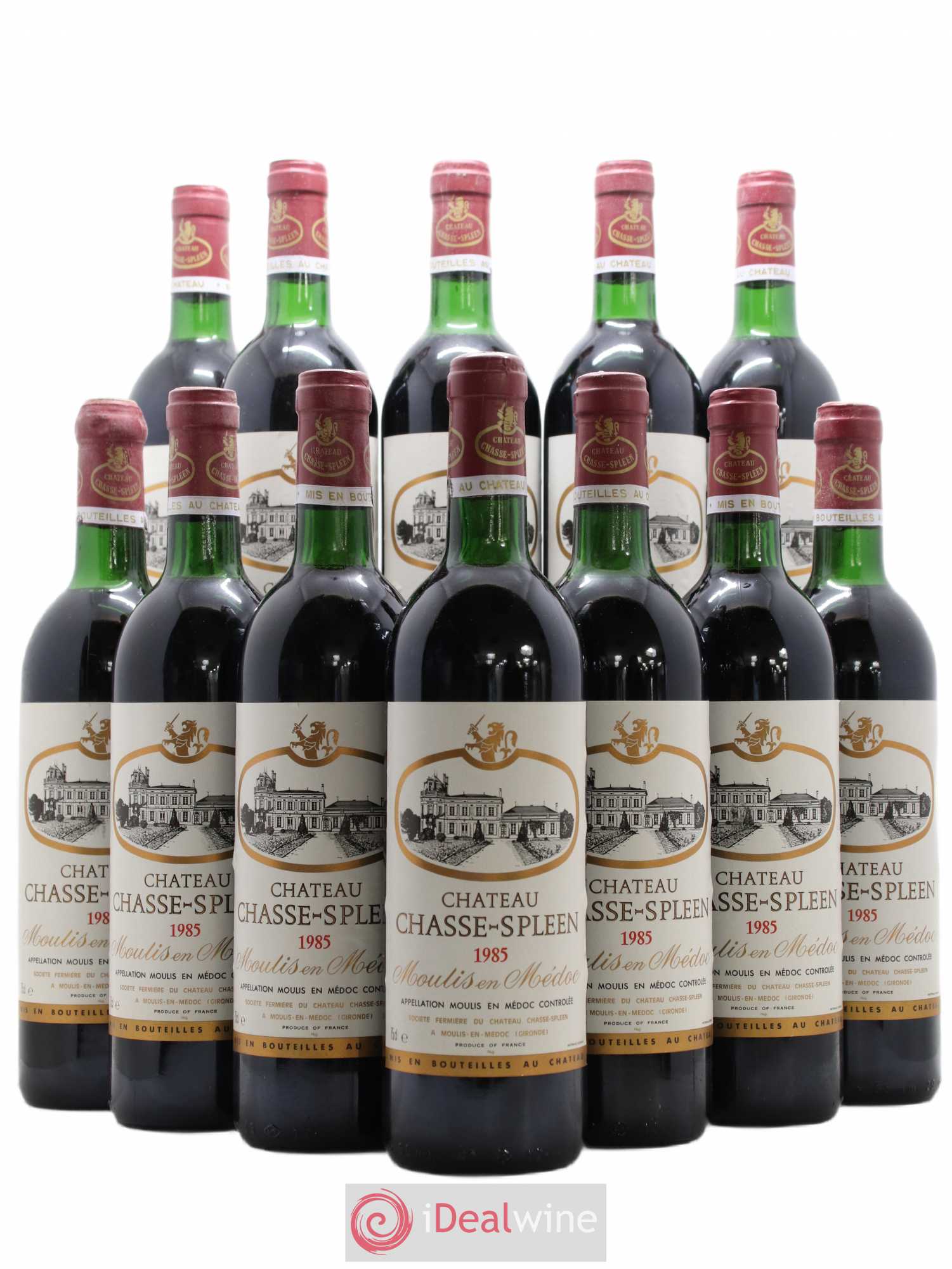 Château Chasse Spleen 1985 - Lot de 12 bouteilles - 0