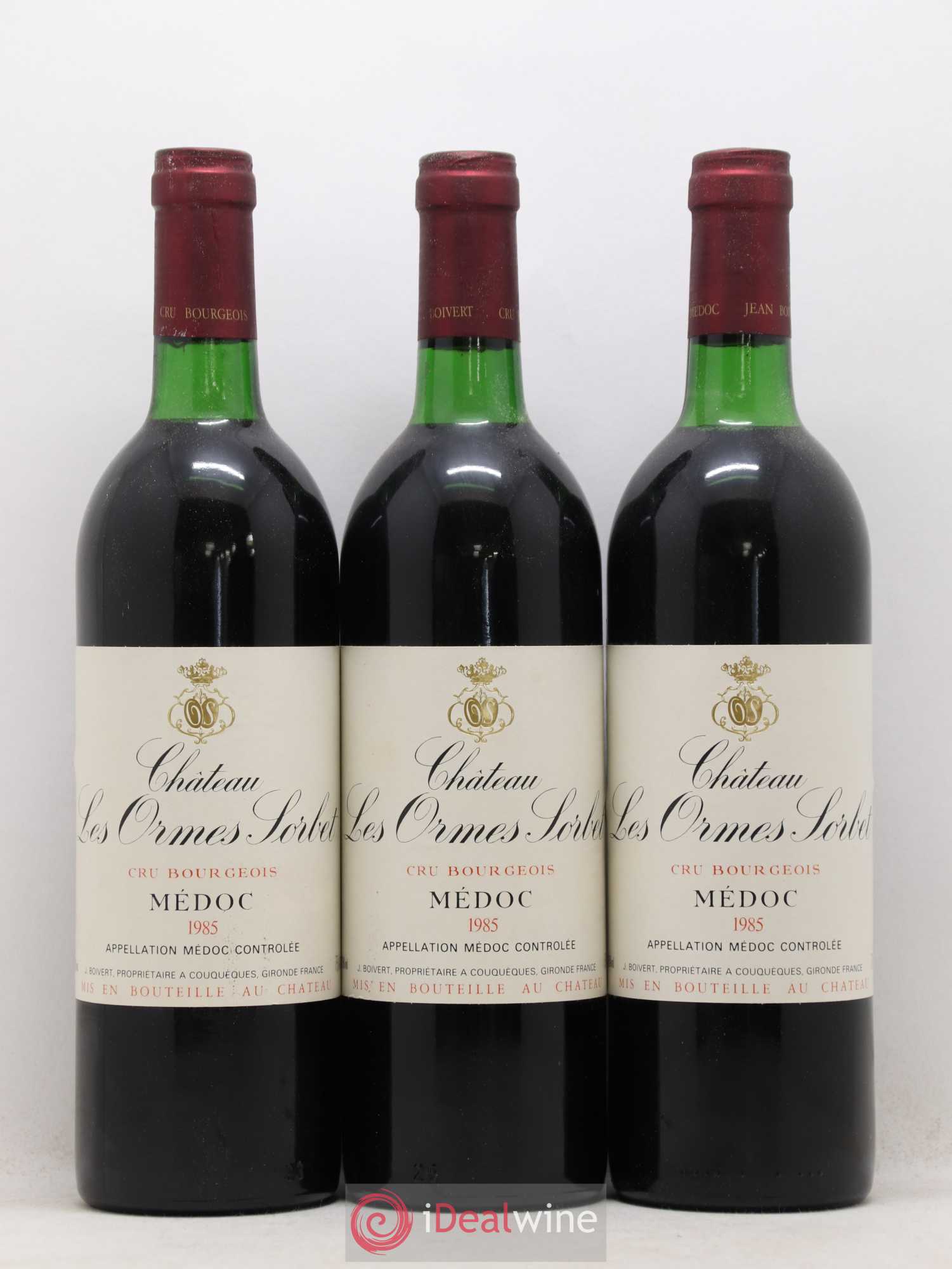 Château les Ormes Sorbet Cru Bourgeois 1985 - Lot de 12 bouteilles - 4