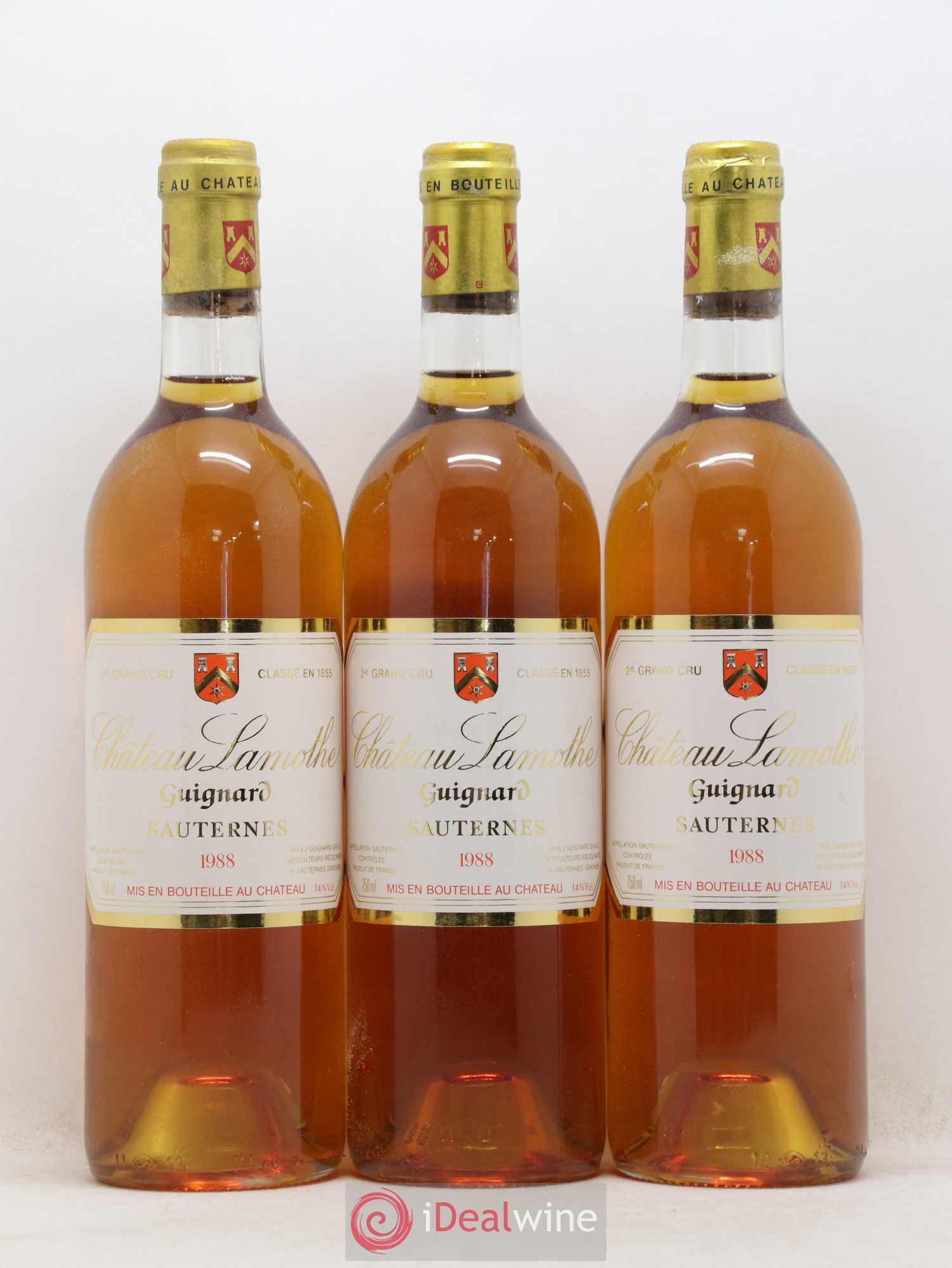 Château Lamothe Guignard 2ème Grand Cru Classé 1988 - Lotto di 12 bottiglie - 3