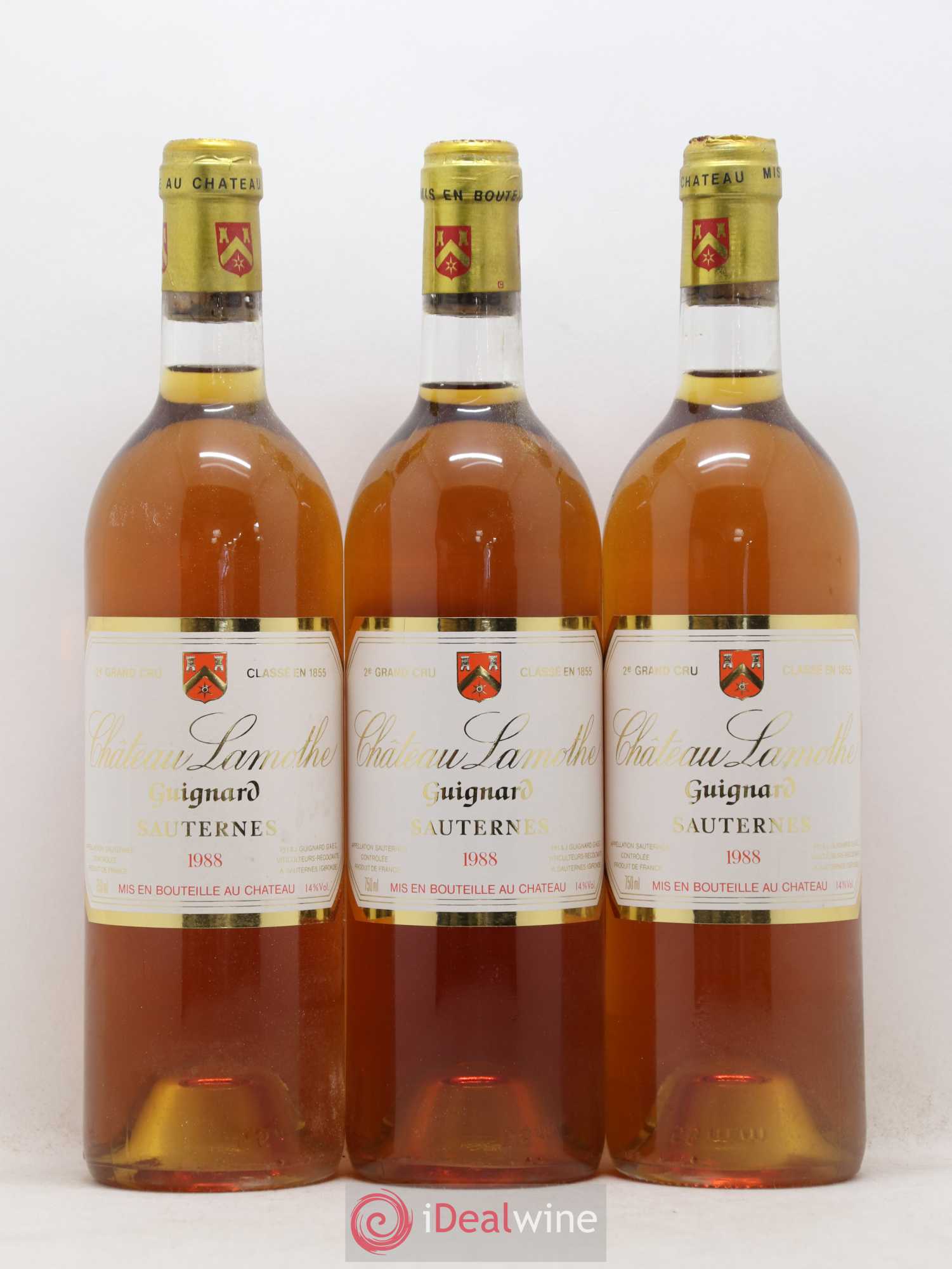 Château Lamothe Guignard 2ème Grand Cru Classé 1988 - Lotto di 12 bottiglie - 4
