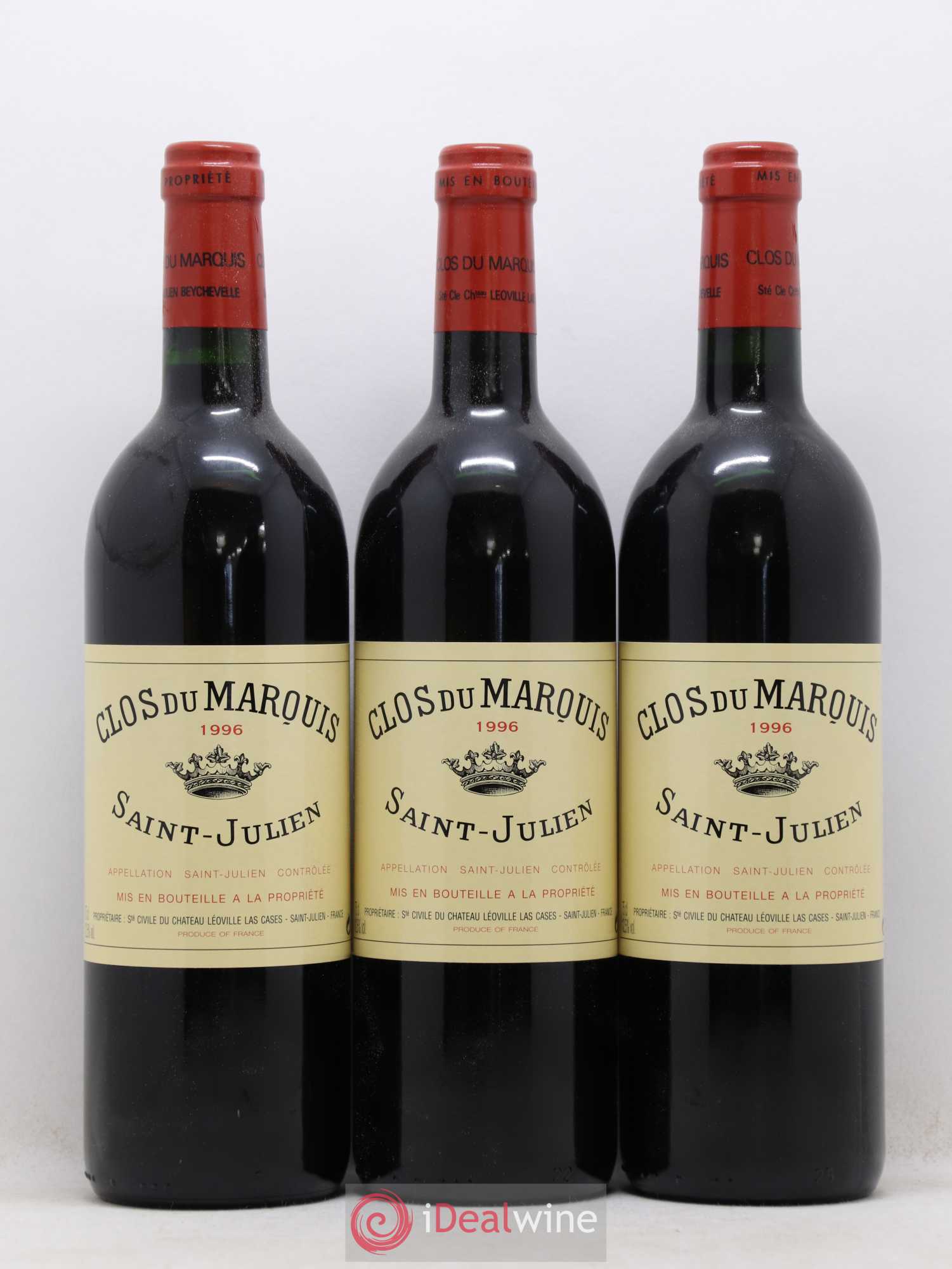 Clos du Marquis 1996 - Lot de 12 bouteilles - 2