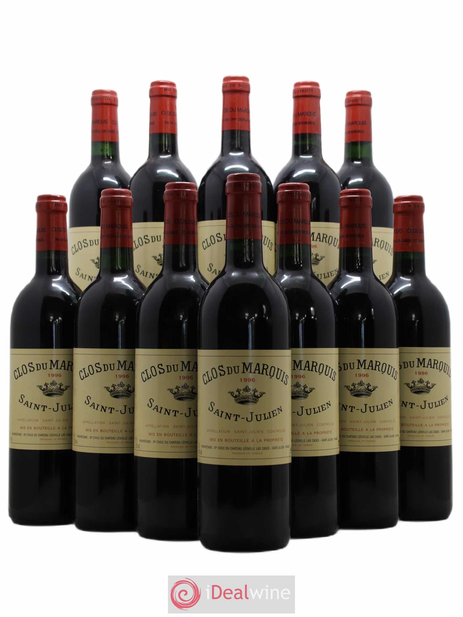 Clos du Marquis 1996 - Lot de 12 bouteilles - 0