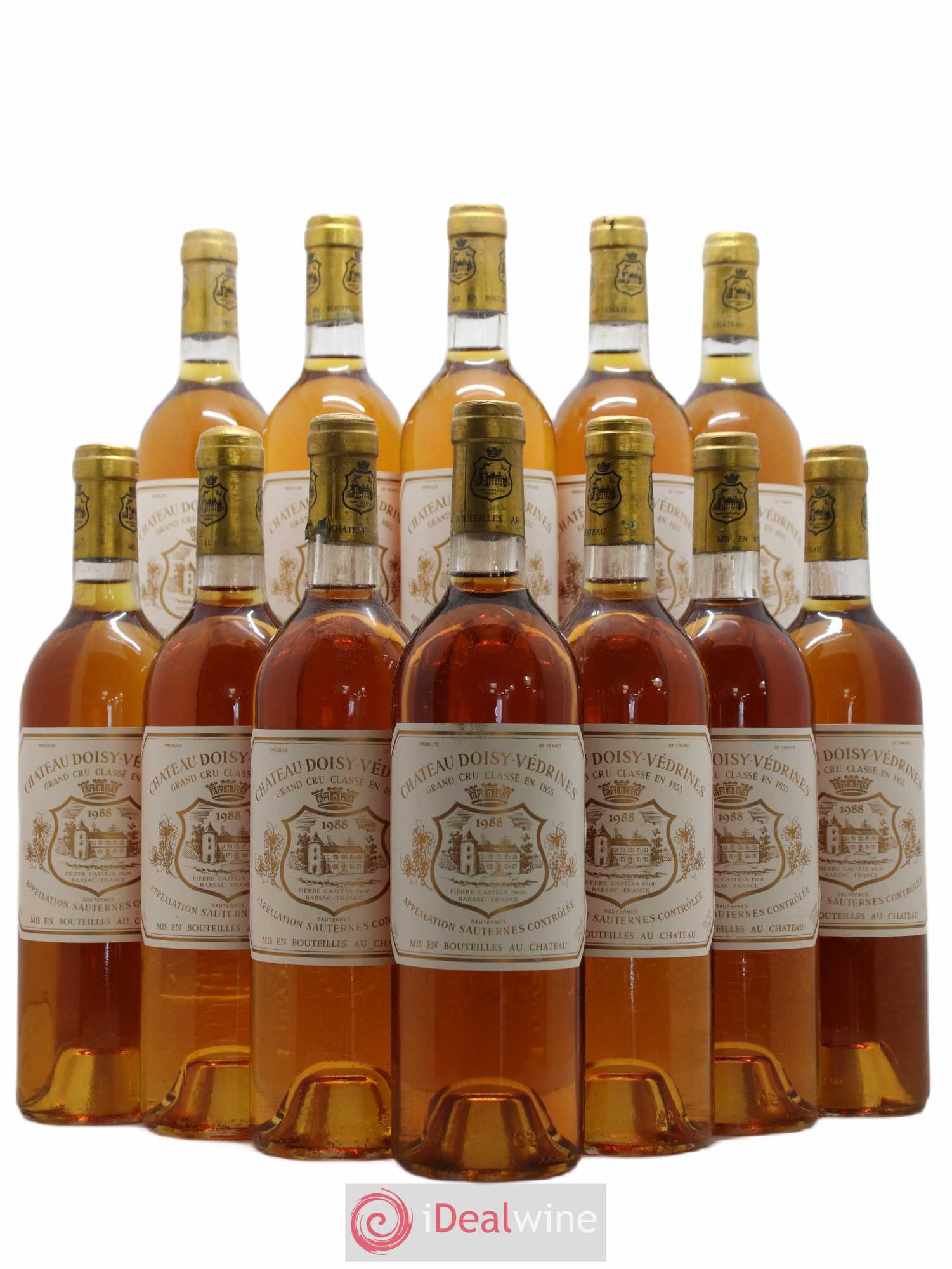 Château Doisy-Védrines 2ème Grand Cru Classé 1988 - Lotto di 12 bottiglie - 0