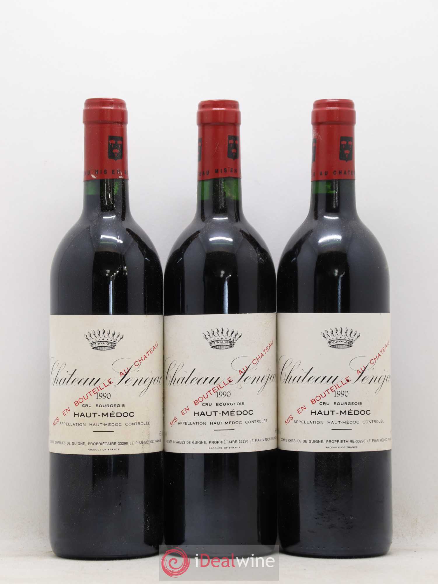 Château Sénejac Cru Bourgeois 1990 - Lot de 12 bouteilles - 4