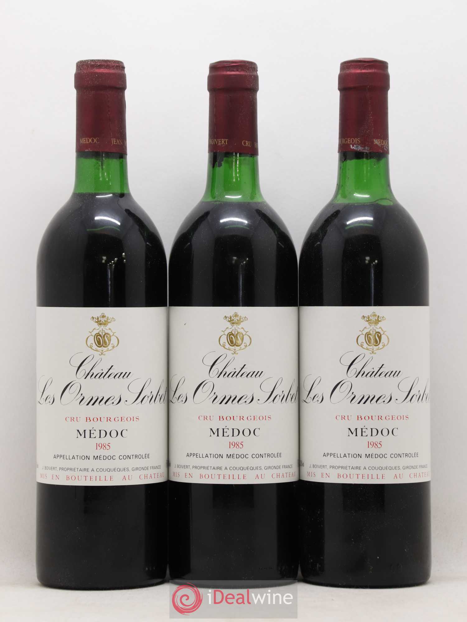 Château les Ormes Sorbet Cru Bourgeois 1985 - Lot de 12 bouteilles - 4