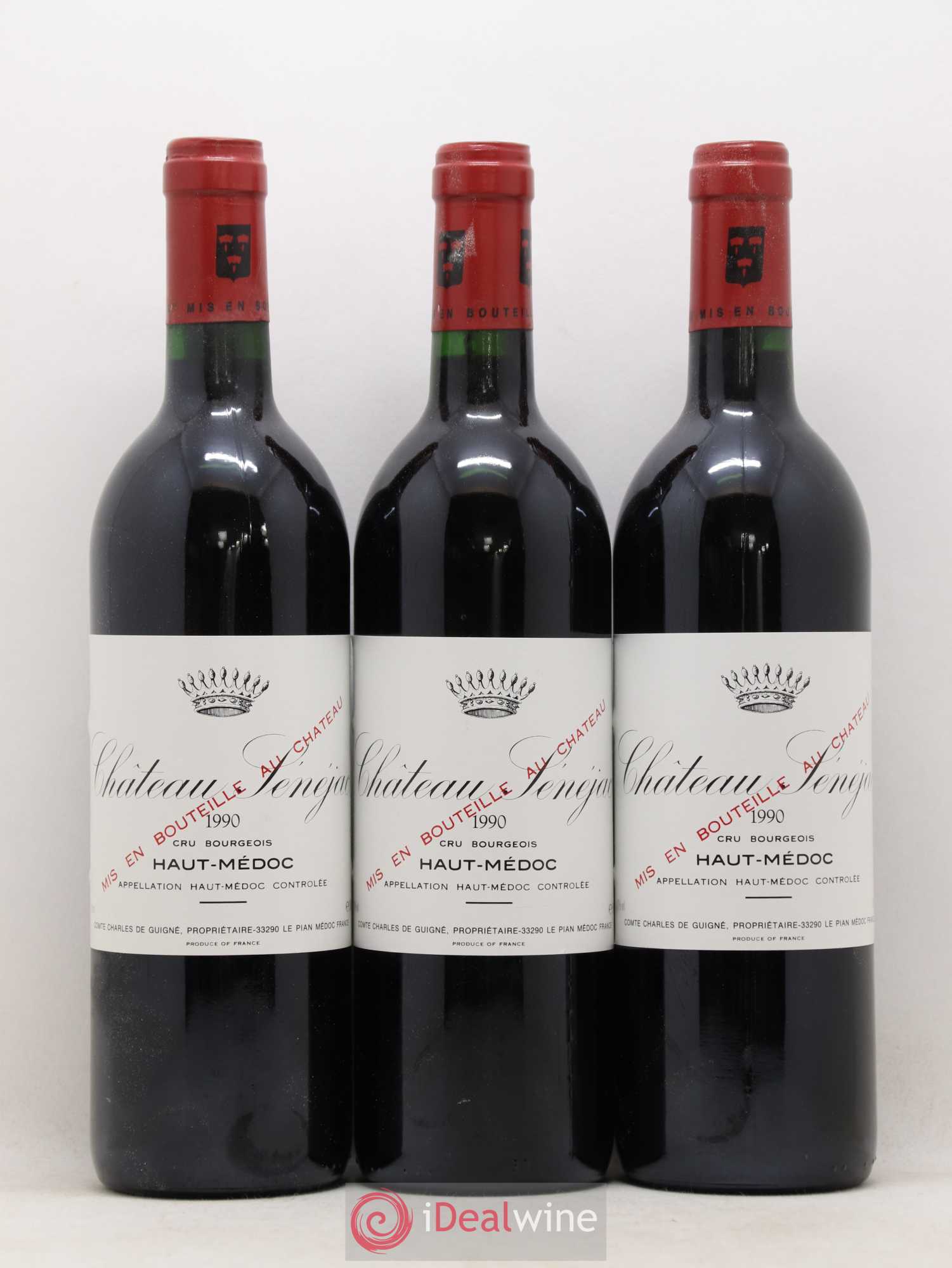 Château Sénejac Cru Bourgeois 1990 - Lot de 12 bouteilles - 3