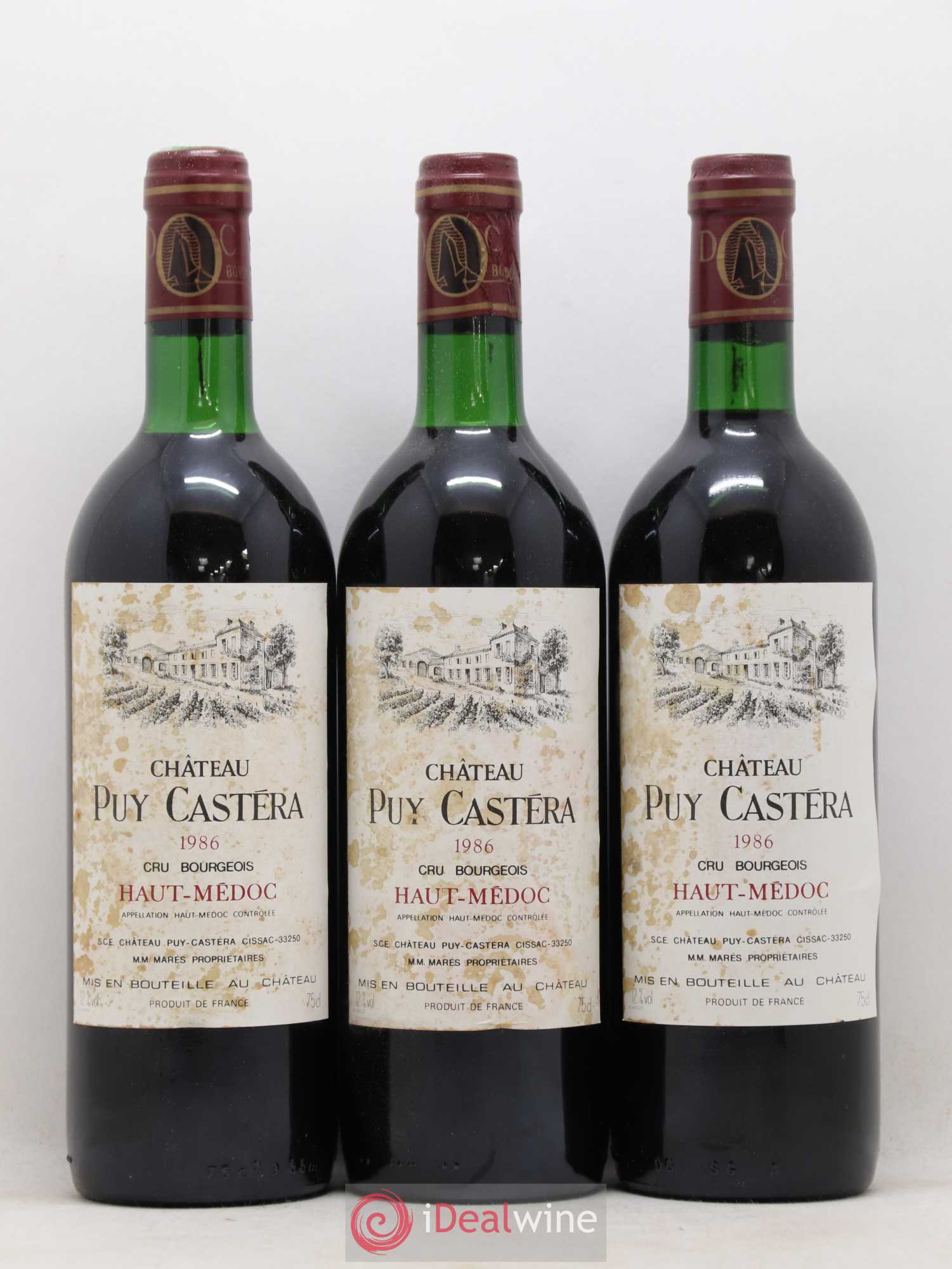 Château Puy Castera Cru Bourgeois 1986 - Lot de 12 bouteilles - 4