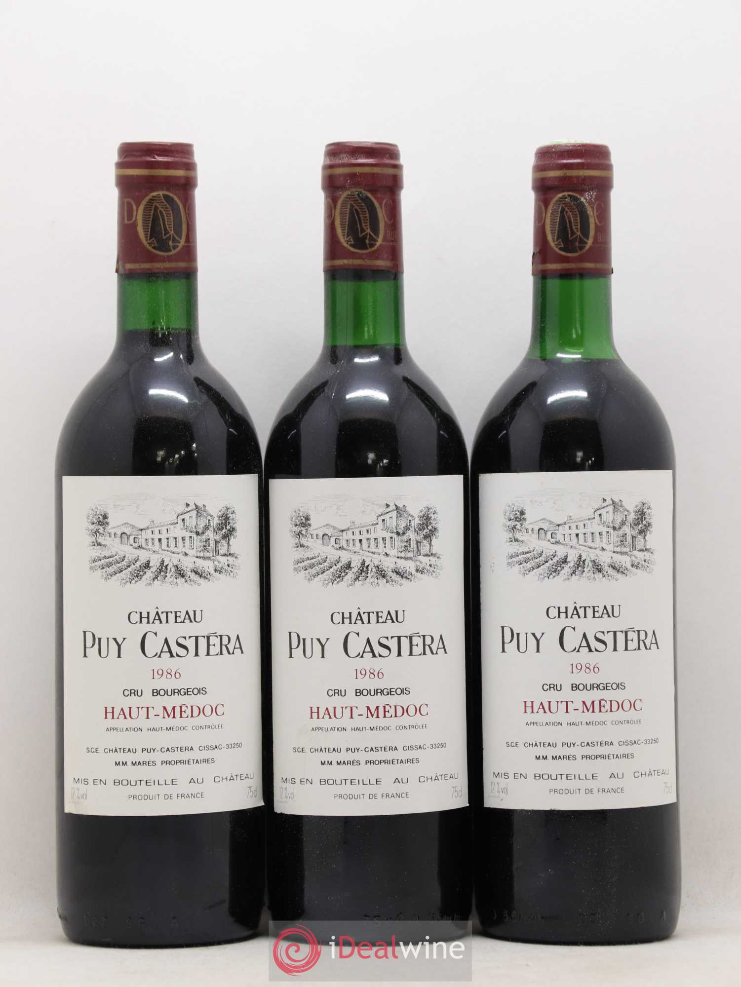Château Puy Castera Cru Bourgeois 1986 - Lot de 12 bouteilles - 3