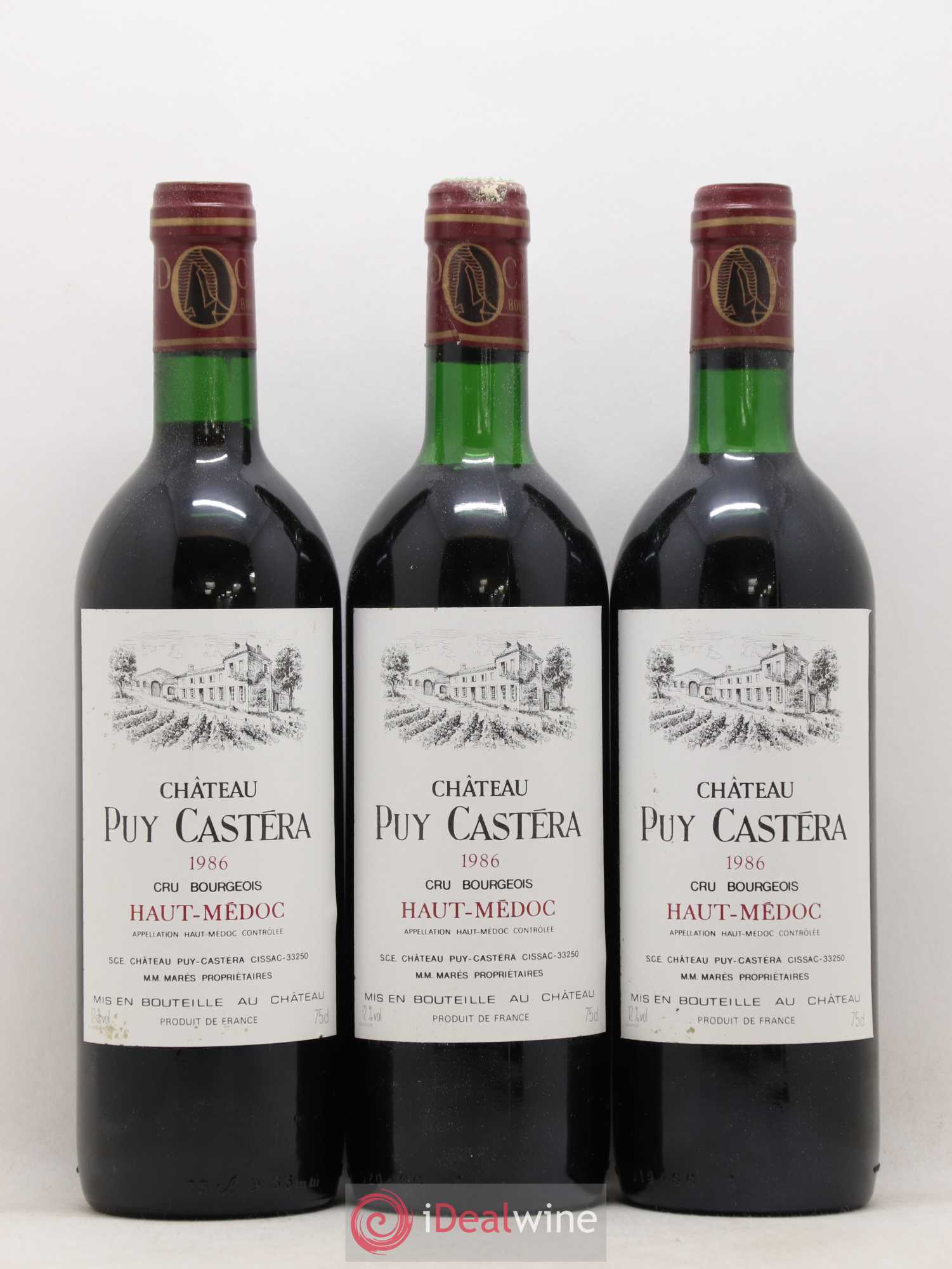 Château Puy Castera Cru Bourgeois 1986 - Lot de 12 bouteilles - 4