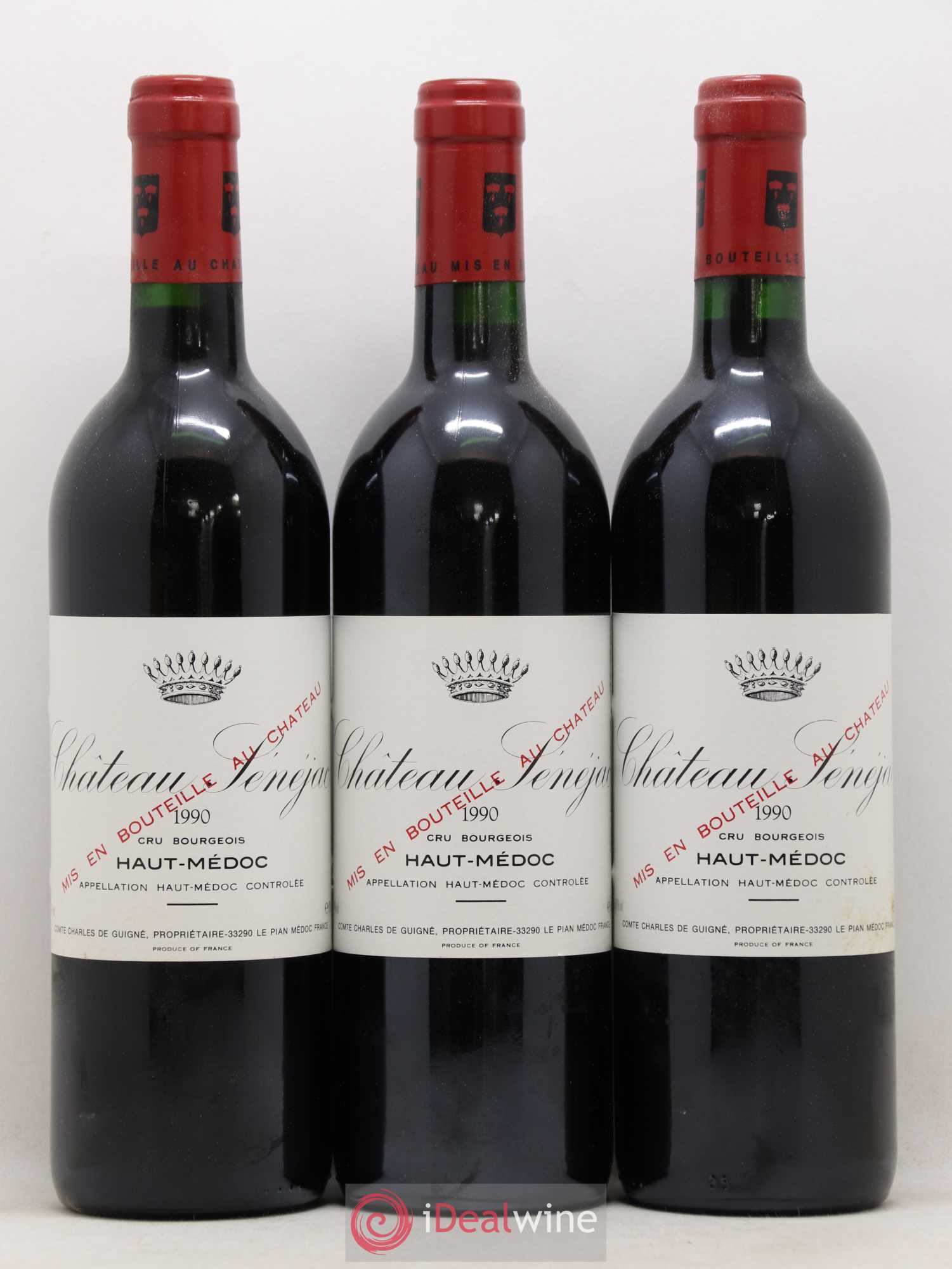 Château Sénejac Cru Bourgeois 1990 - Lot de 12 bouteilles - 4