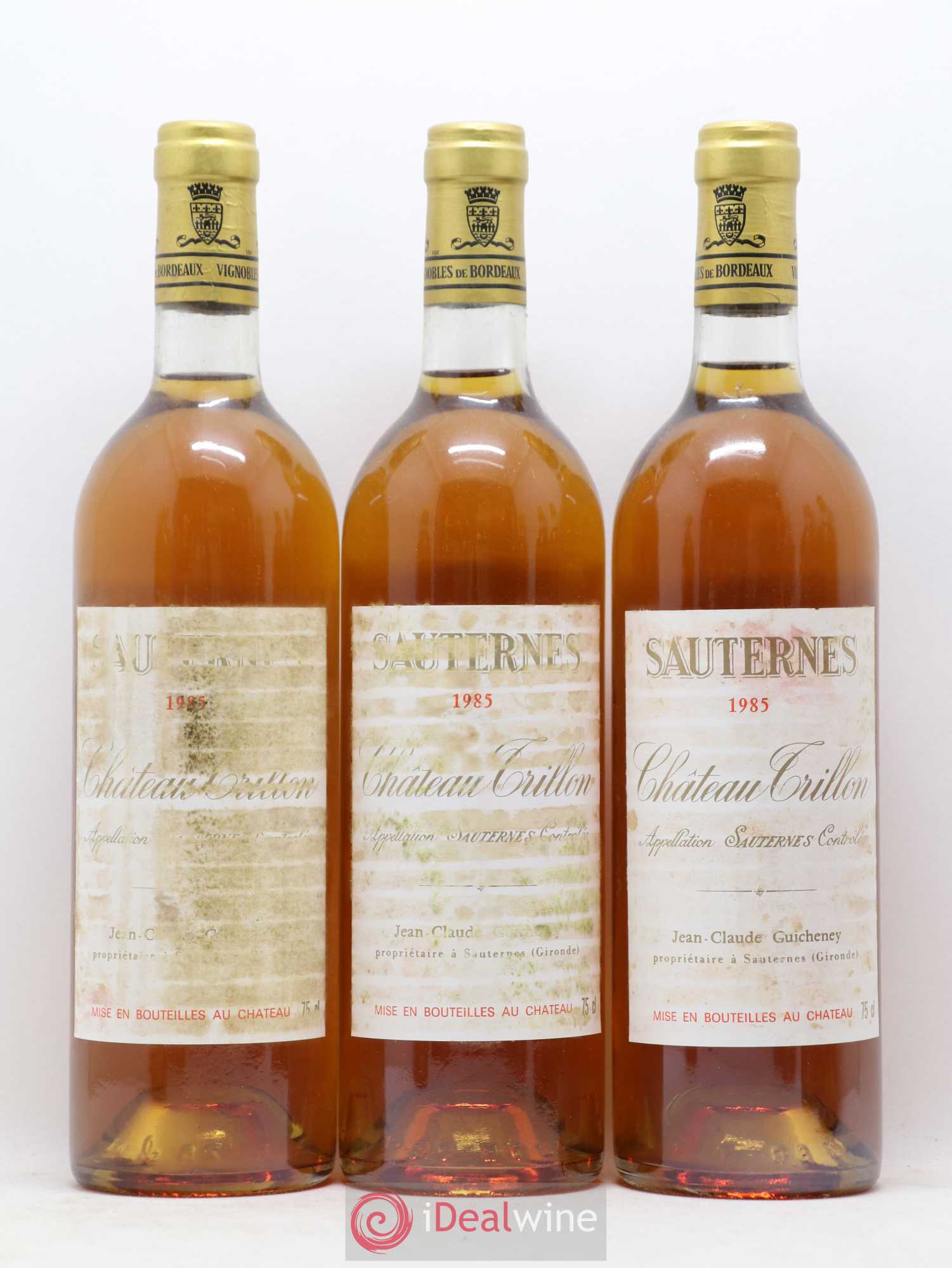 Sauternes Château Trillon 1985 - Lotto di 12 bottiglie - 2
