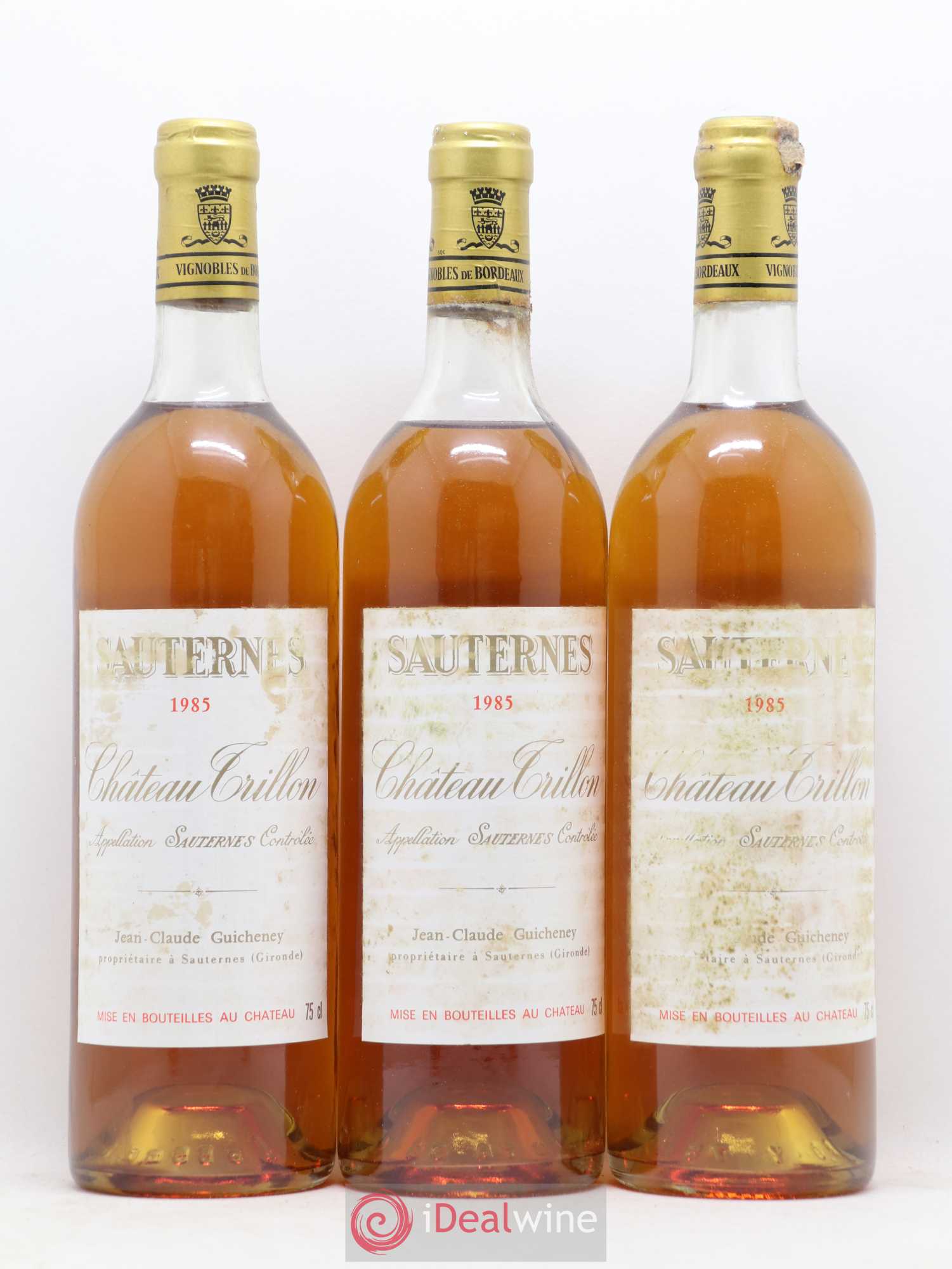 Sauternes Château Trillon 1985 - Lotto di 12 bottiglie - 4