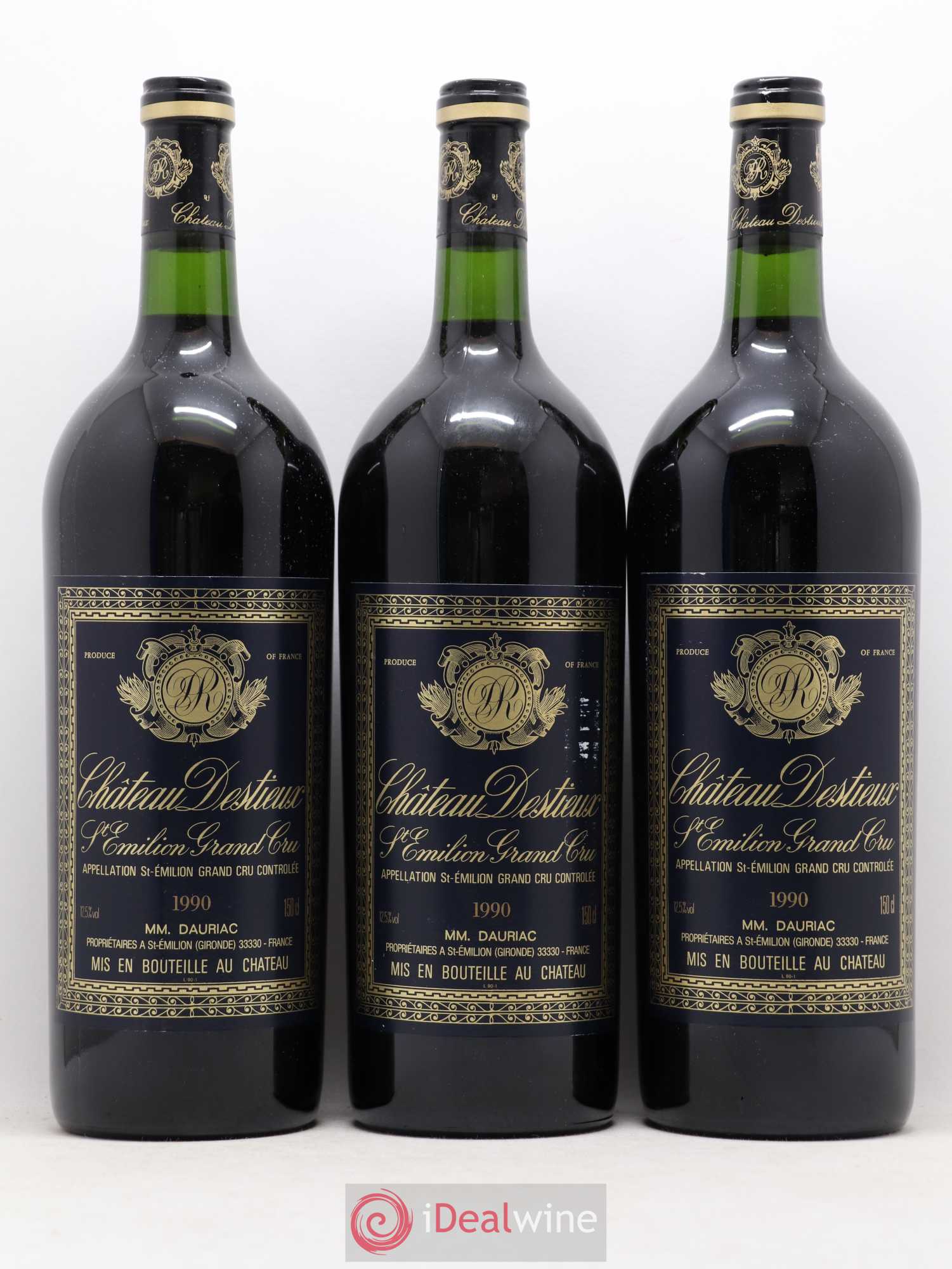Château Destieux Grand Cru Classé 1990 - Lot de 6 magnums - 2