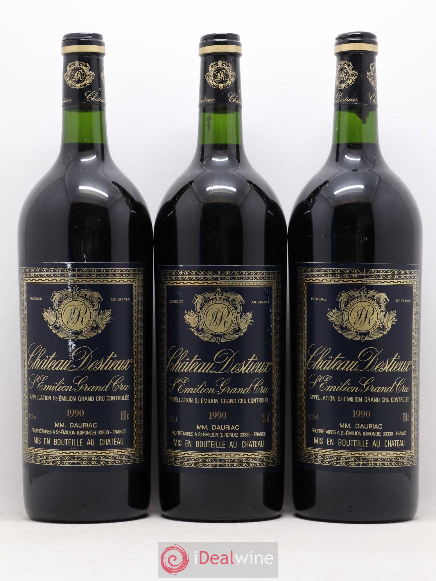 Château Destieux Grand Cru Classé 1990 - Lot de 6 magnums - 2