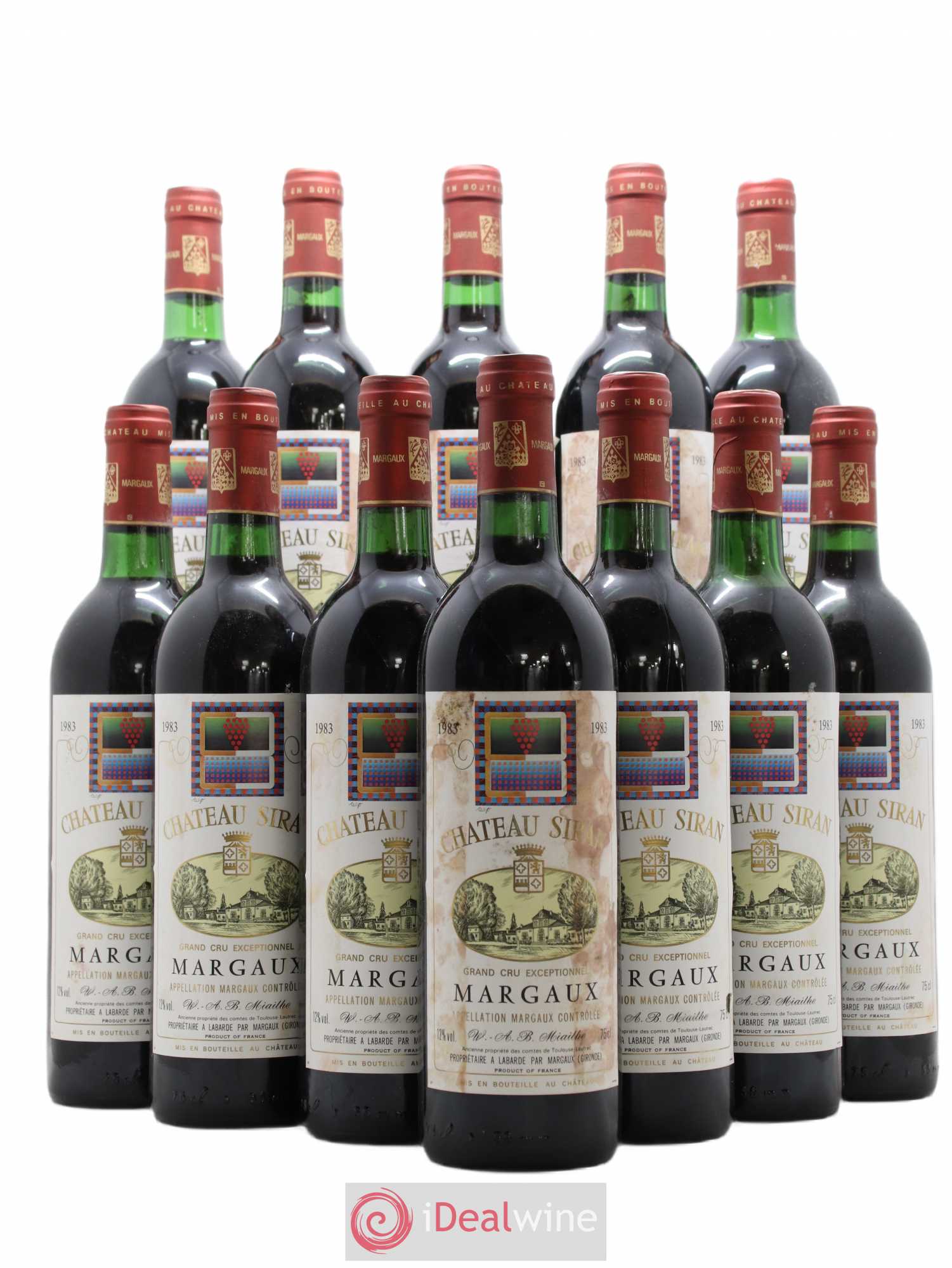 Château Siran 1983 - Lot de 12 bouteilles - 0