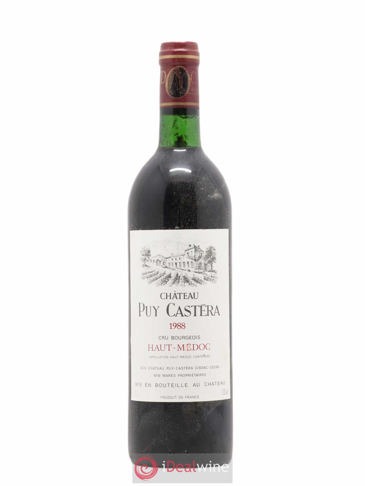 Haut Médoc Château Puy Castéra 1988 - Posten von 1 Flasche - 0