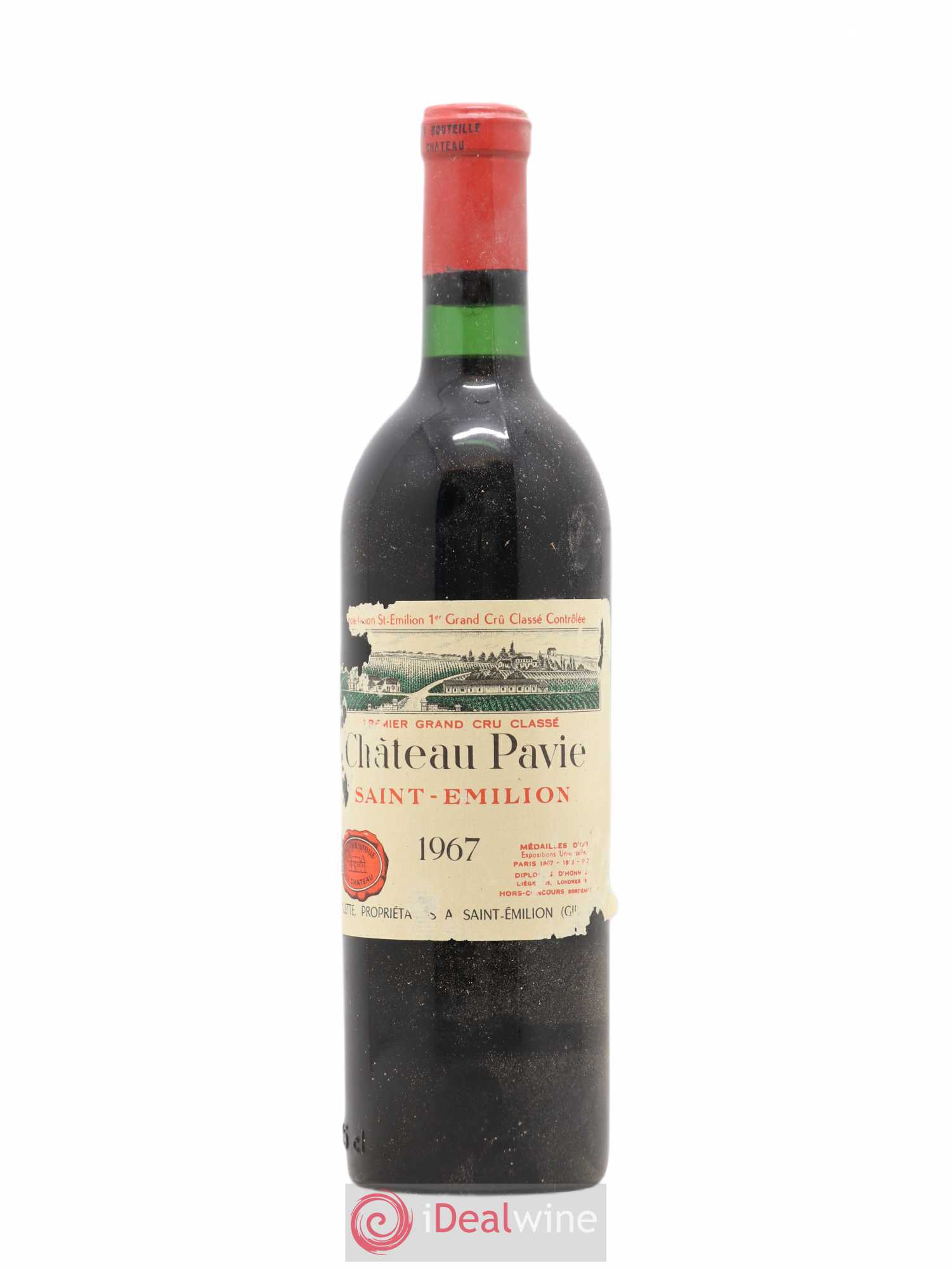 Château Pavie 1er Grand Cru Classé A 1967 - Lot de 1 bouteille - 0