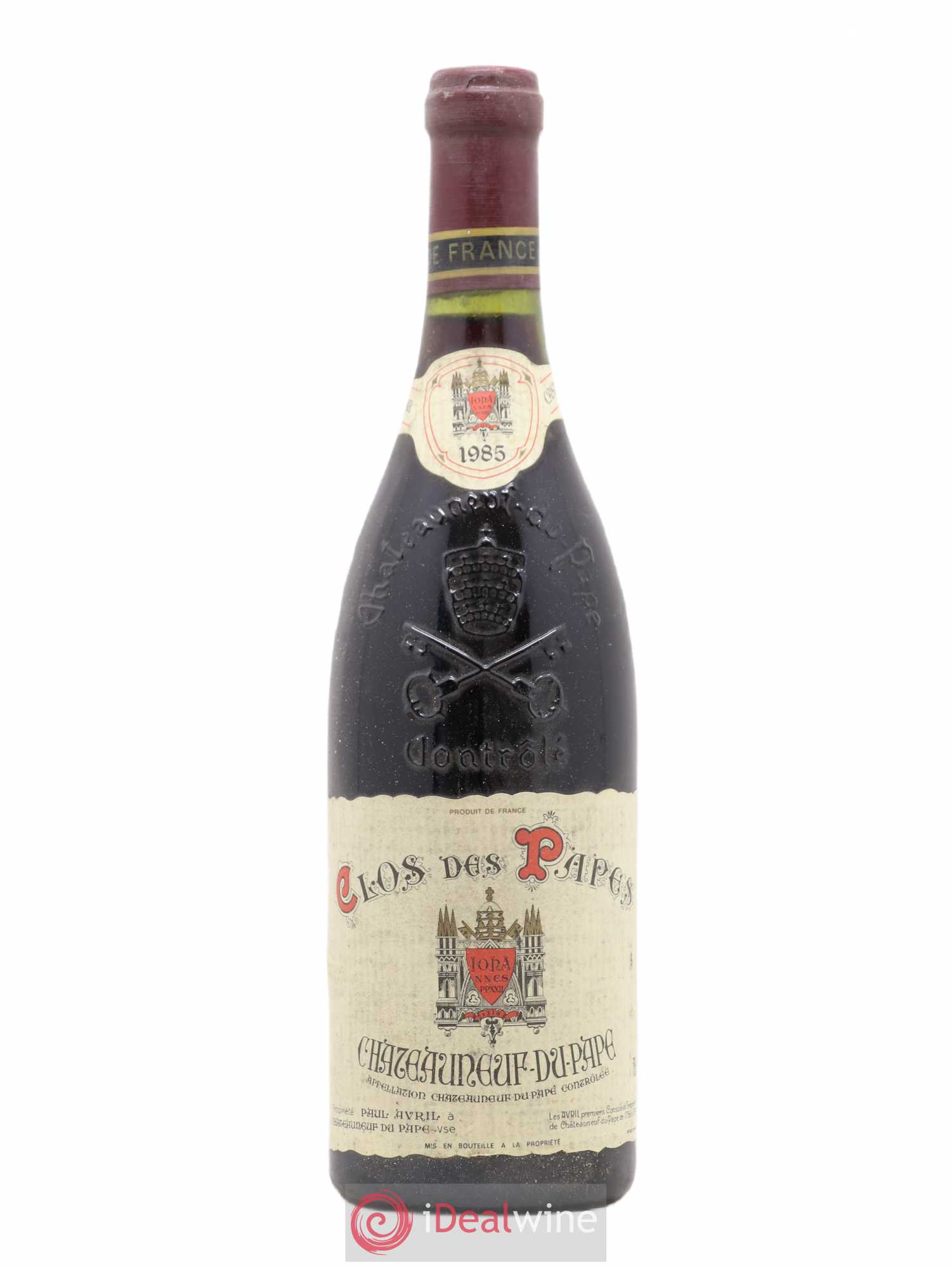 Châteauneuf-du-Pape Clos des Papes - Paul Avril 1985 - Lot de 1 bouteille - 0
