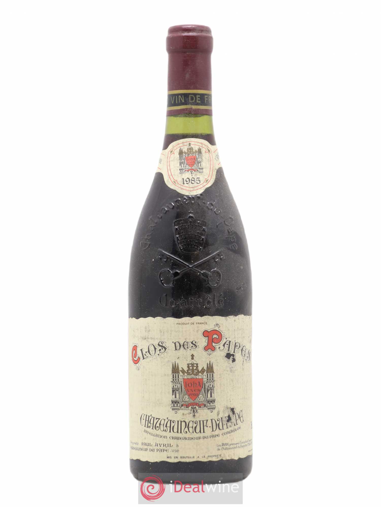 Châteauneuf-du-Pape Clos des Papes - Paul Avril 1985 - Lot de 1 bouteille - 0
