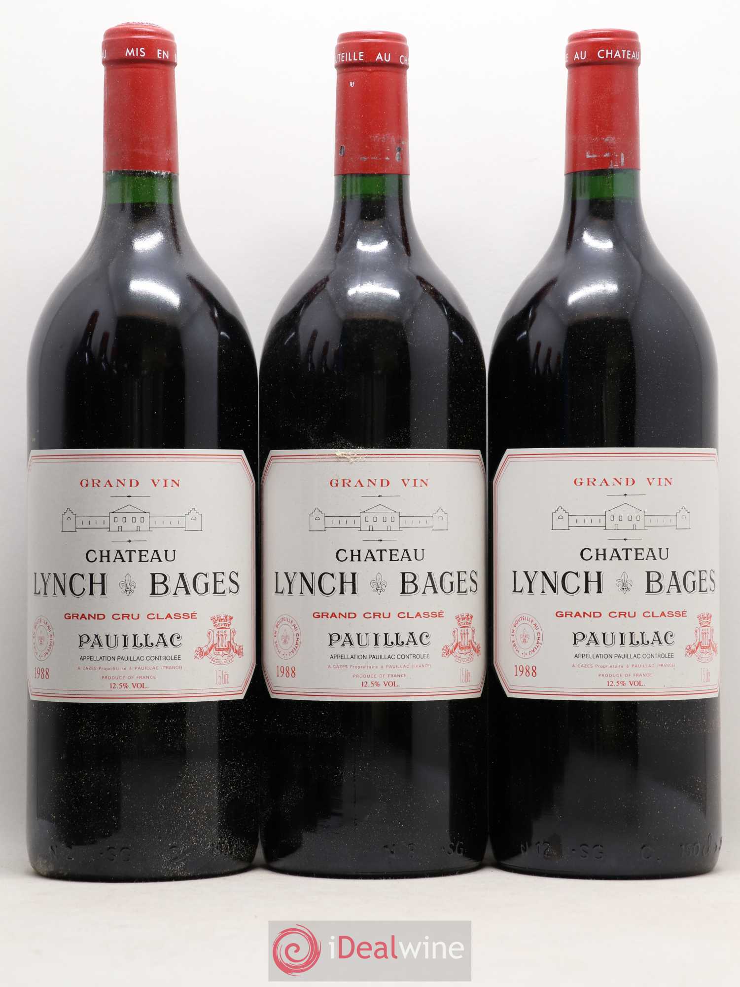 Château Lynch Bages 5ème Grand Cru Classé 1988 - Lot de 6 magnums - 1