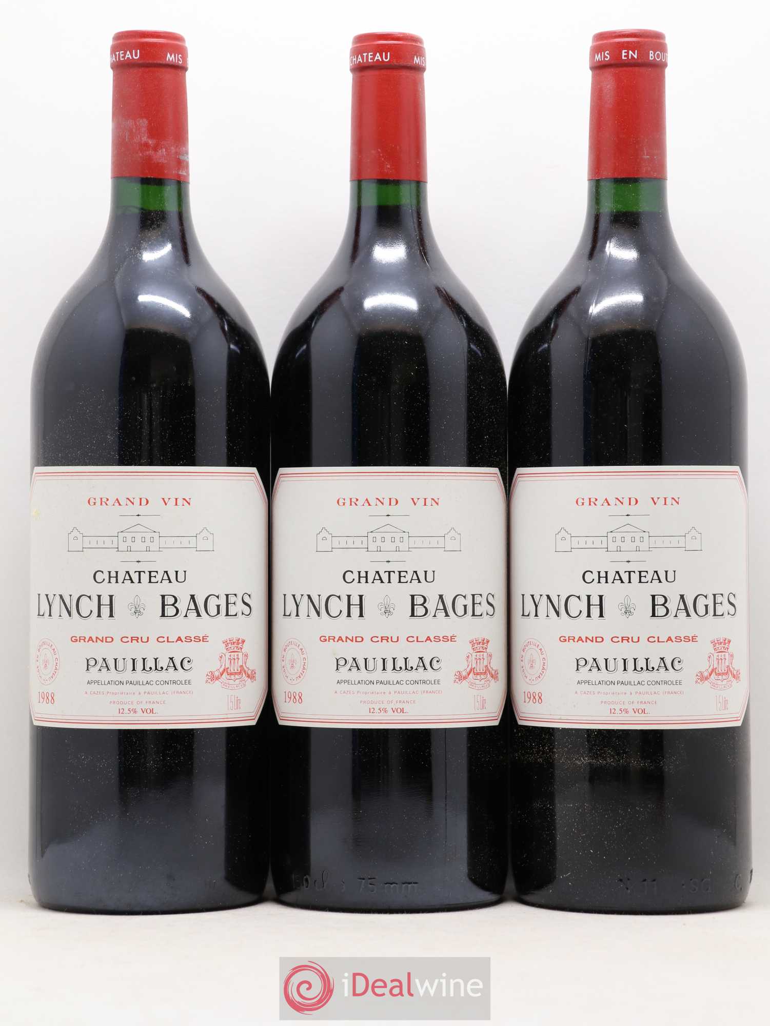 Château Lynch Bages 5ème Grand Cru Classé 1988 - Lot de 6 magnums - 2