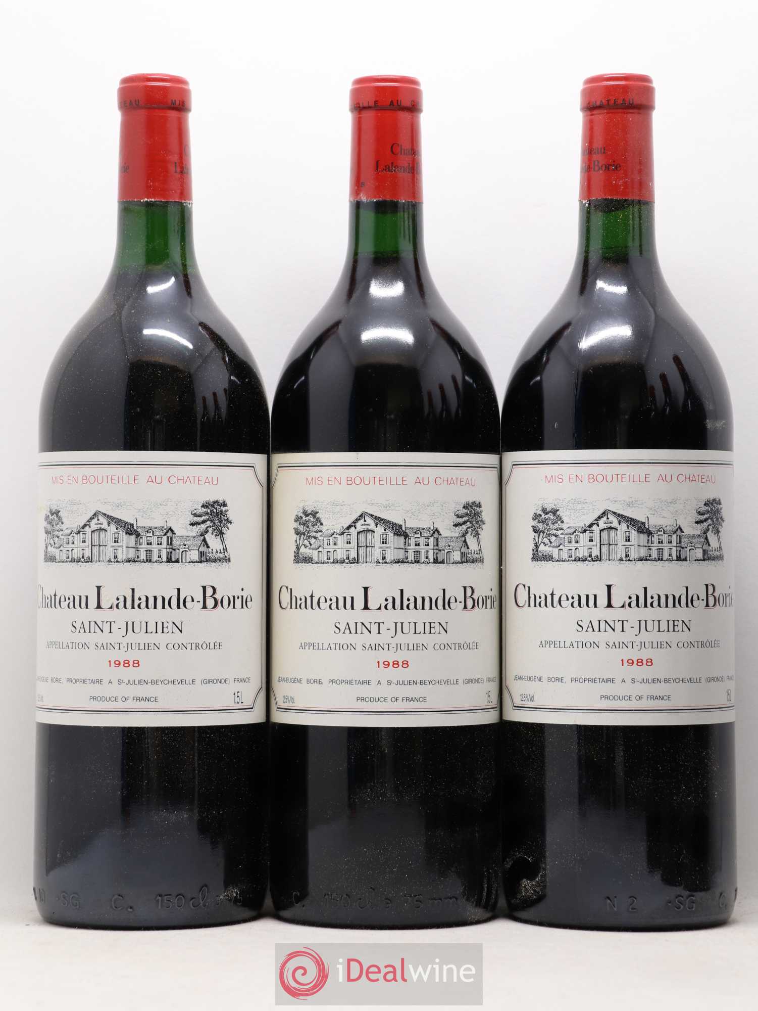 Château Lalande Borie 1988 - Lot de 6 magnums - 1