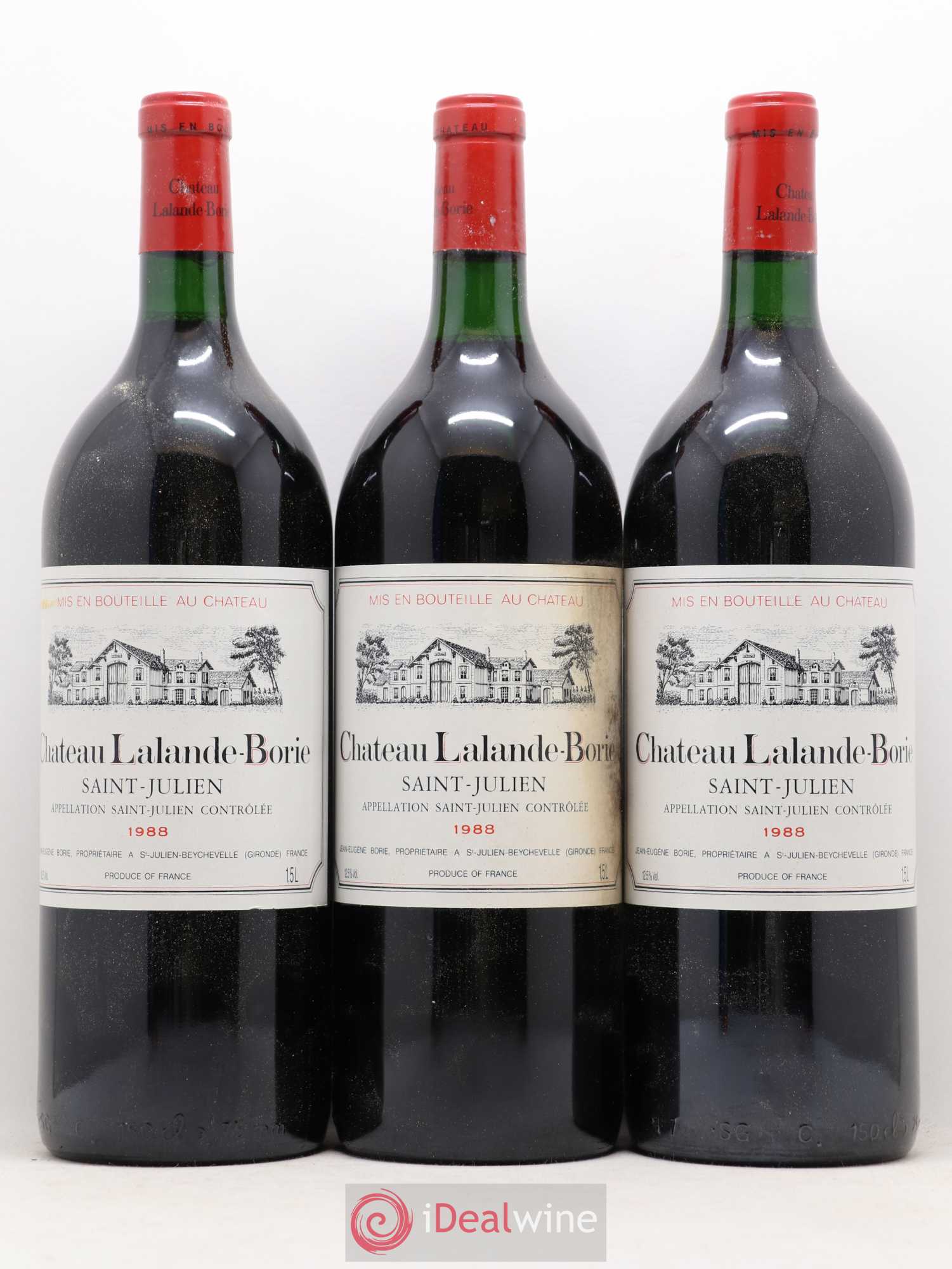 Château Lalande Borie 1988 - Lot de 6 magnums - 2