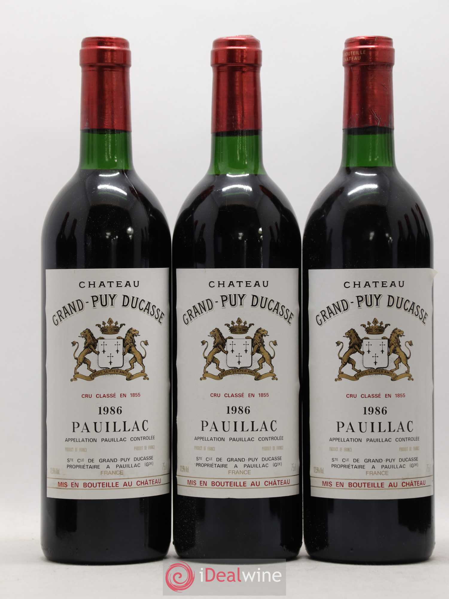 Château Grand Puy Ducasse 5ème Grand Cru Classé 1986 - Lot de 12 bouteilles - 2