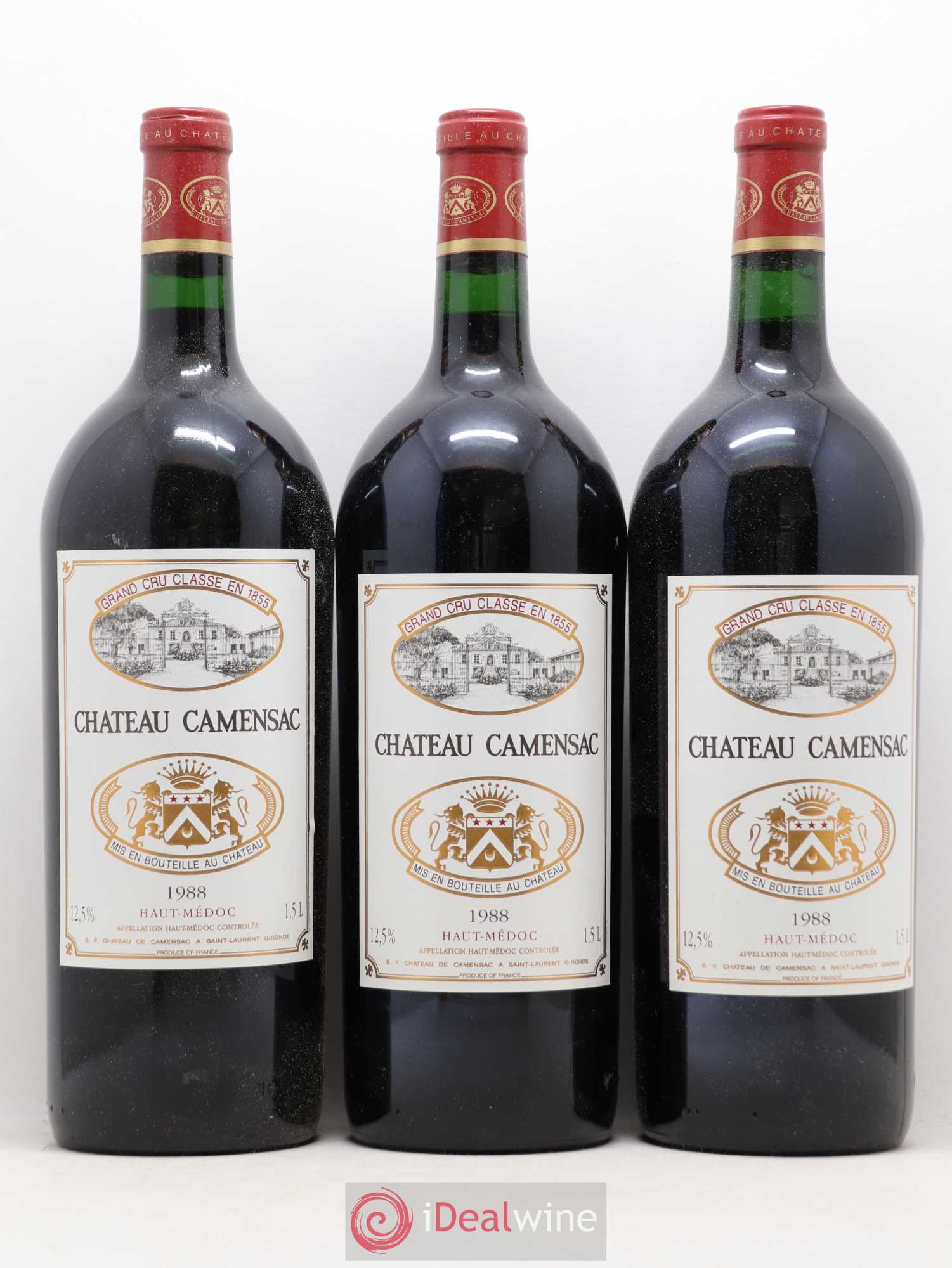 Château Camensac 5ème Grand Cru Classé 1988 - Lot de 6 magnums - 2