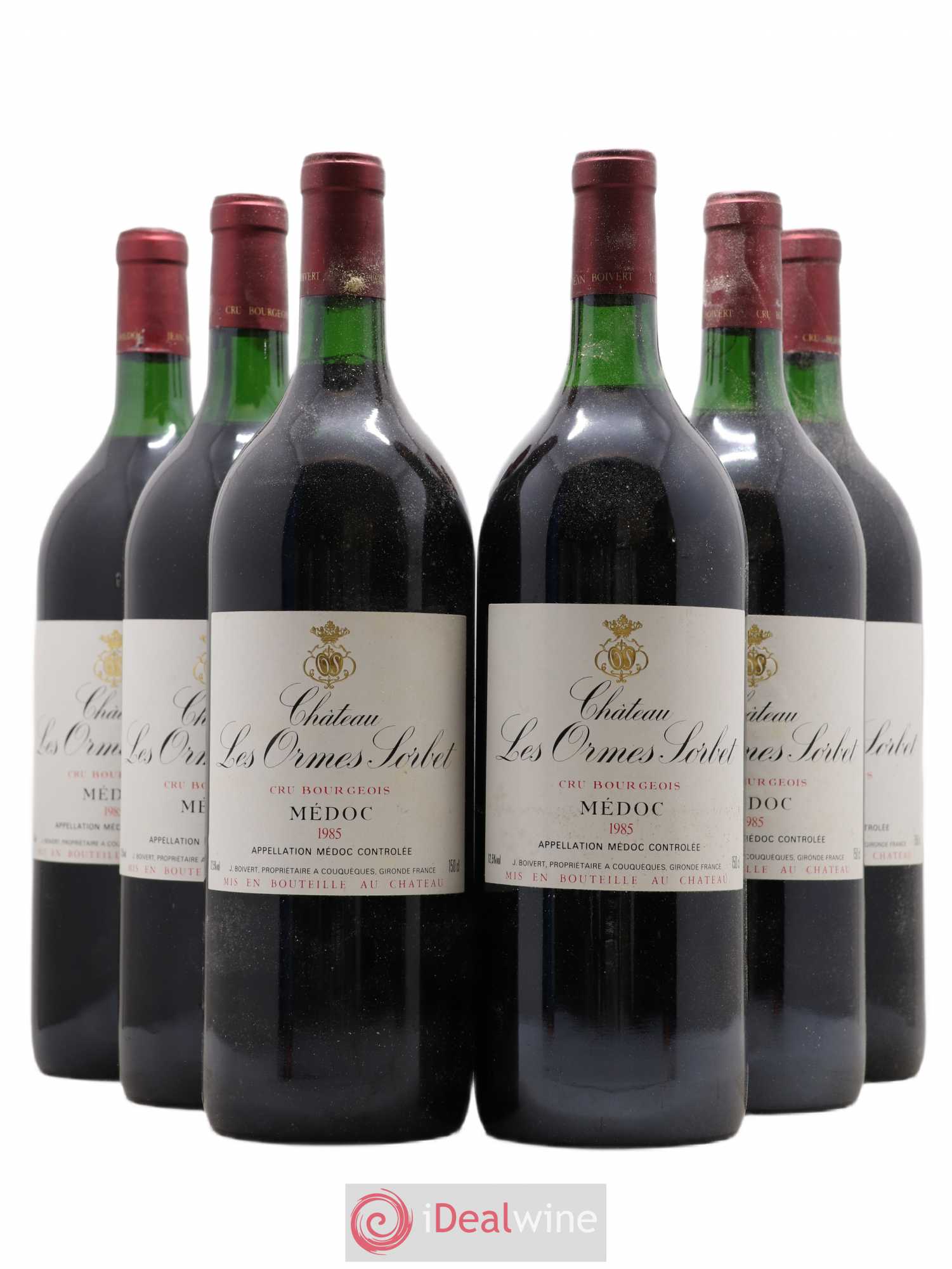 Château les Ormes Sorbet Cru Bourgeois 1985 - Lot de 6 magnums - 0