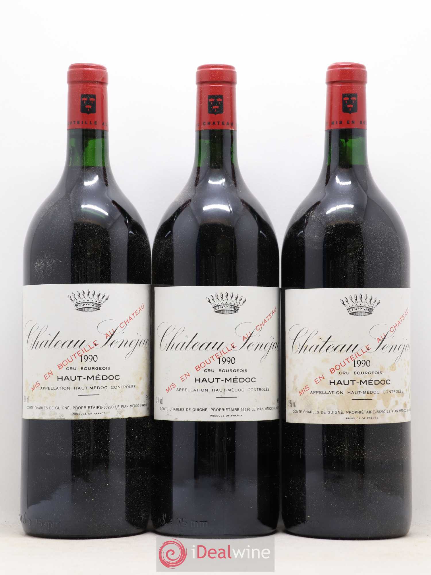 Château Sénejac Cru Bourgeois 1990 - Lot de 6 magnums - 2