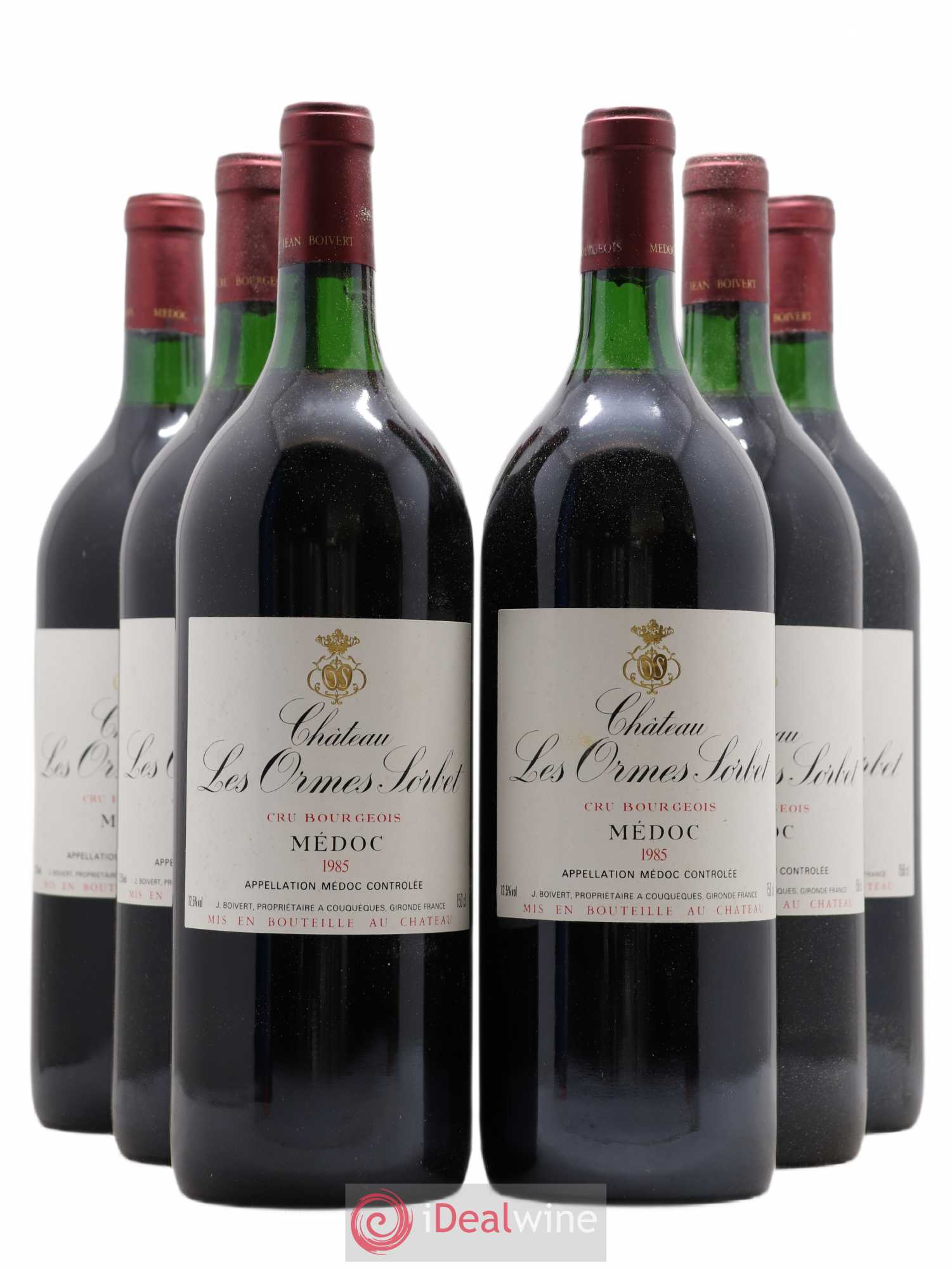 Château les Ormes Sorbet Cru Bourgeois 1985 - Lot de 6 magnums - 0
