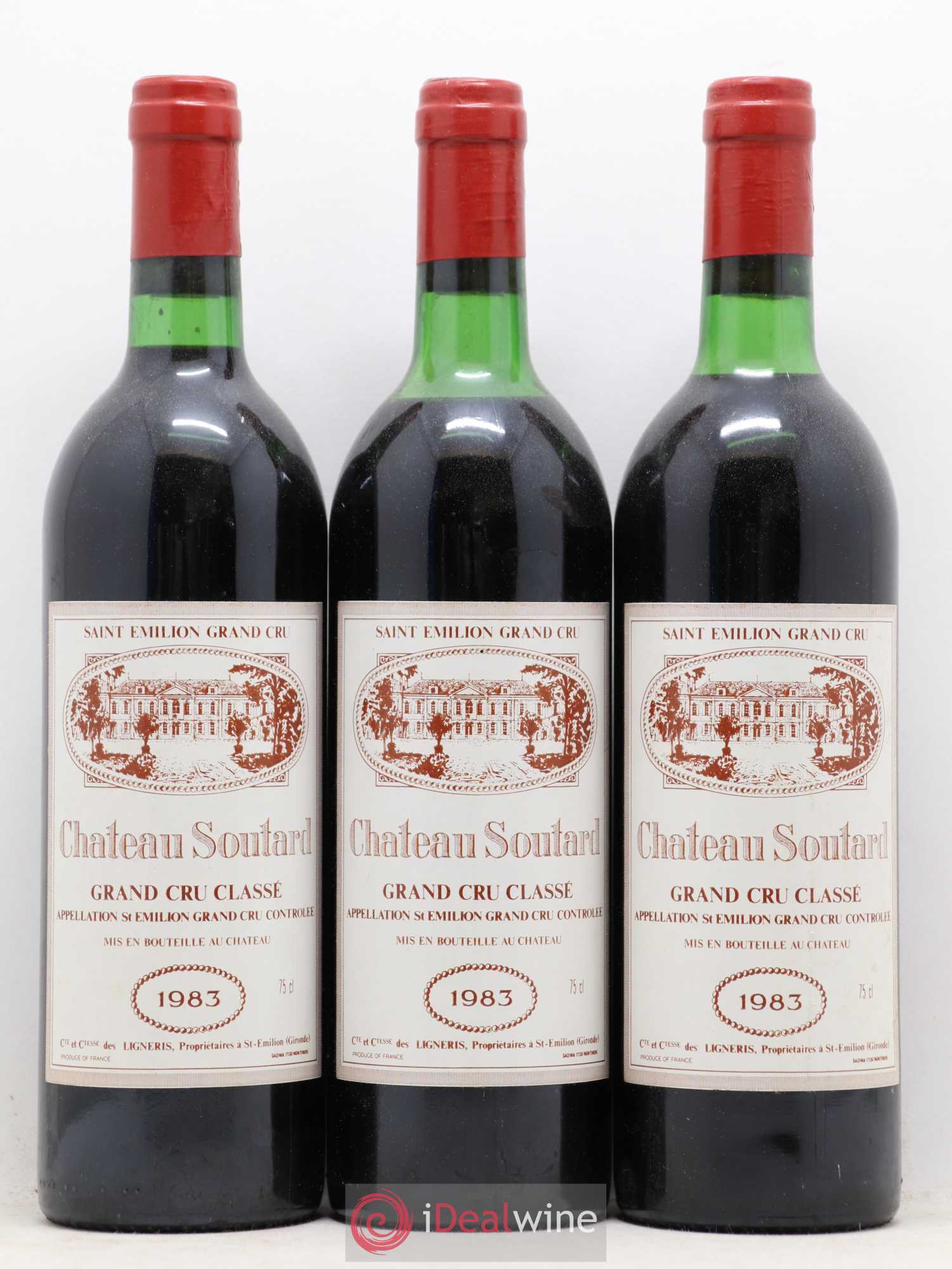 Château Soutard Grand Cru Classé 1983 - Lot de 6 bouteilles - 2