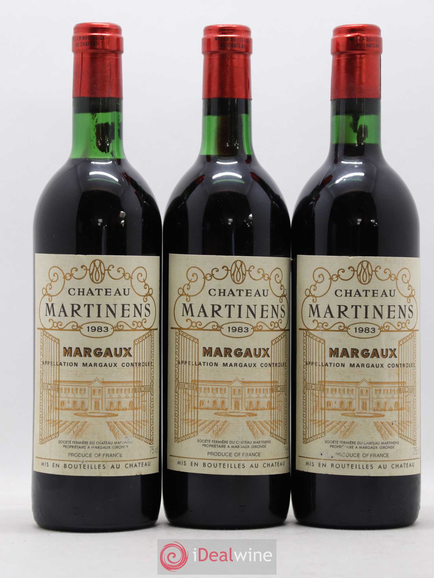 Château Martinens Cru Bourgeois 1983 - Lot de 6 bouteilles - 2
