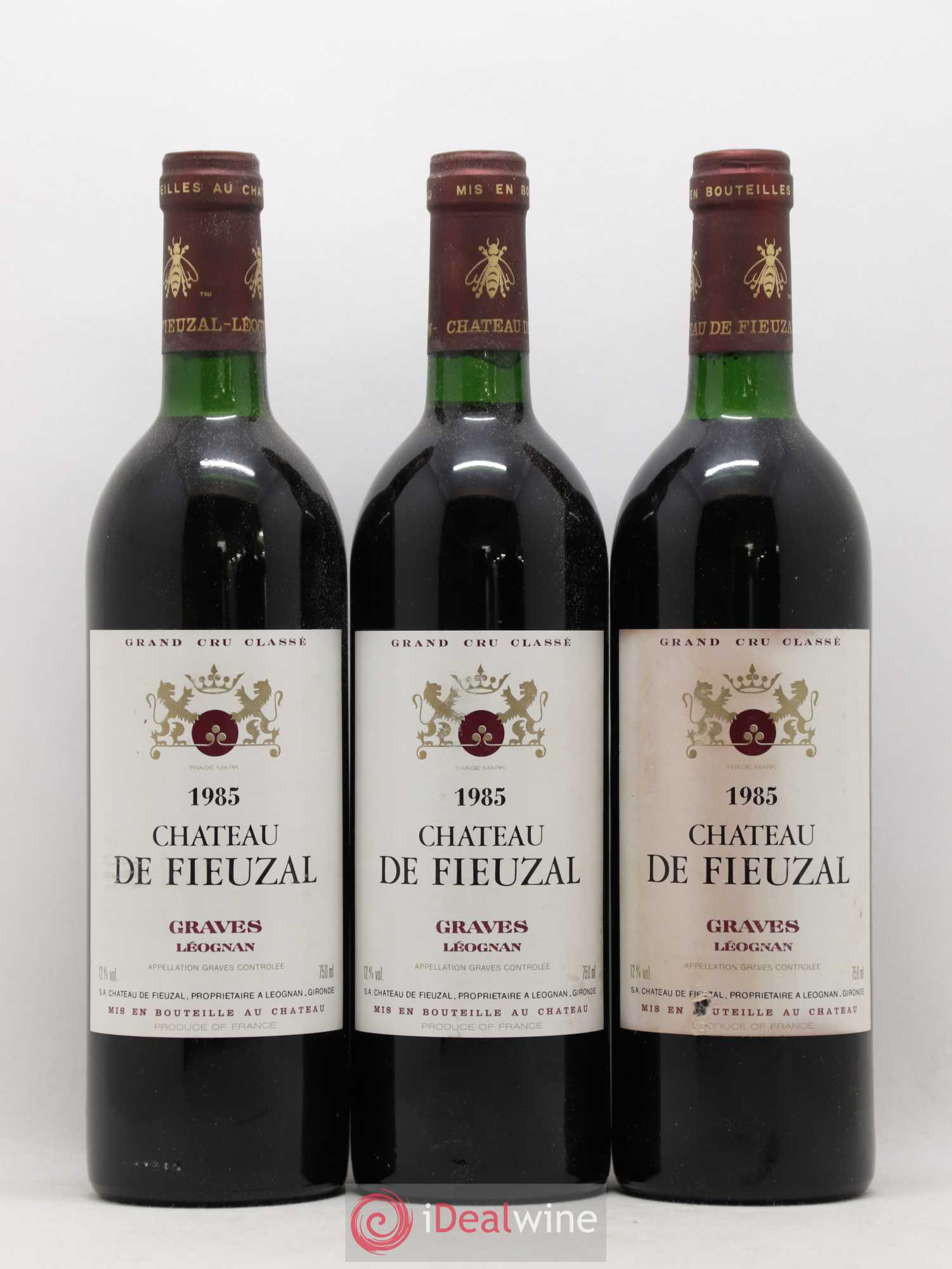 Château de Fieuzal Cru Classé de Graves 1985 - Lot de 12 bouteilles - 3