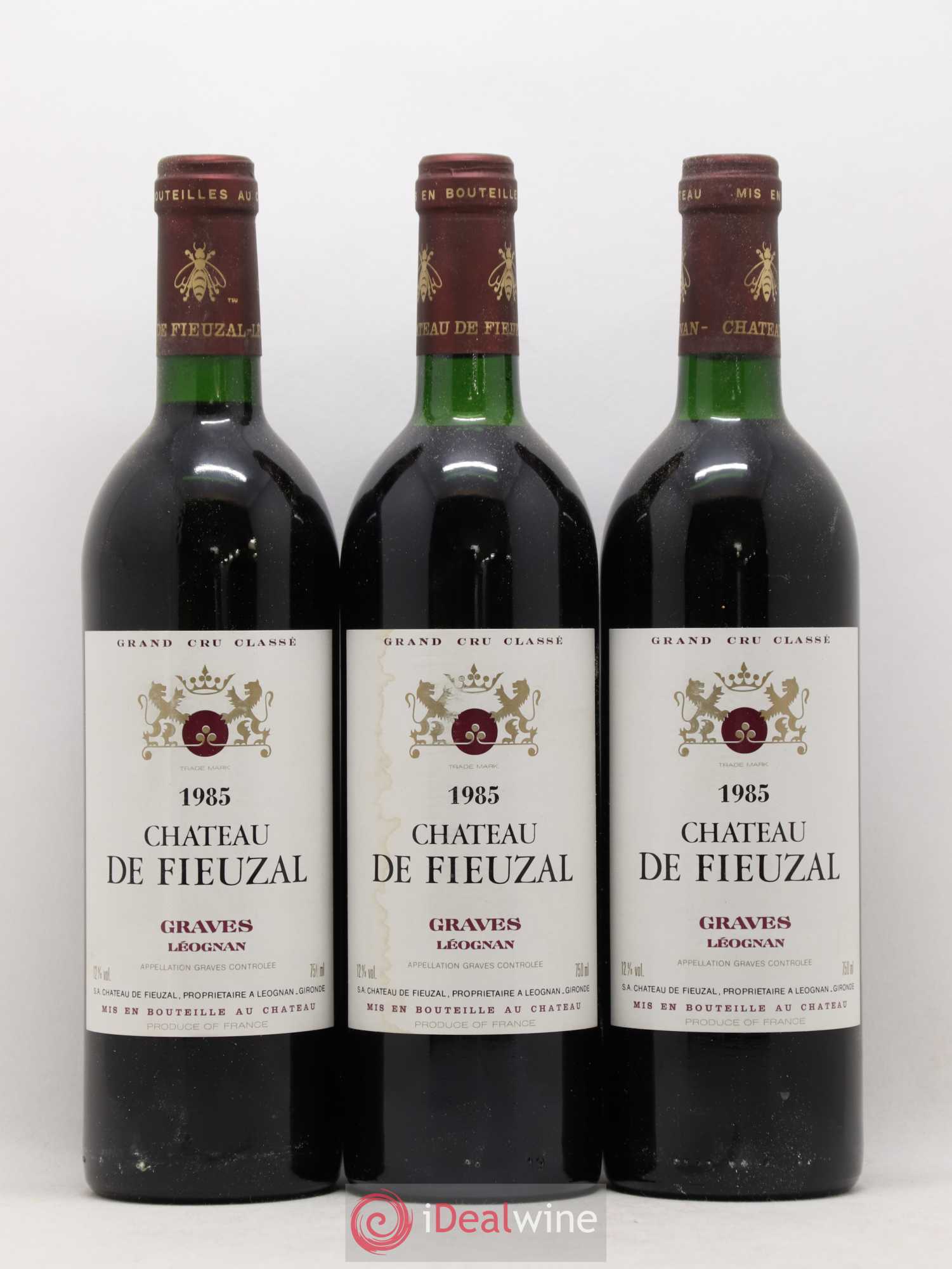 Château de Fieuzal Cru Classé de Graves 1985 - Lot de 12 bouteilles - 4