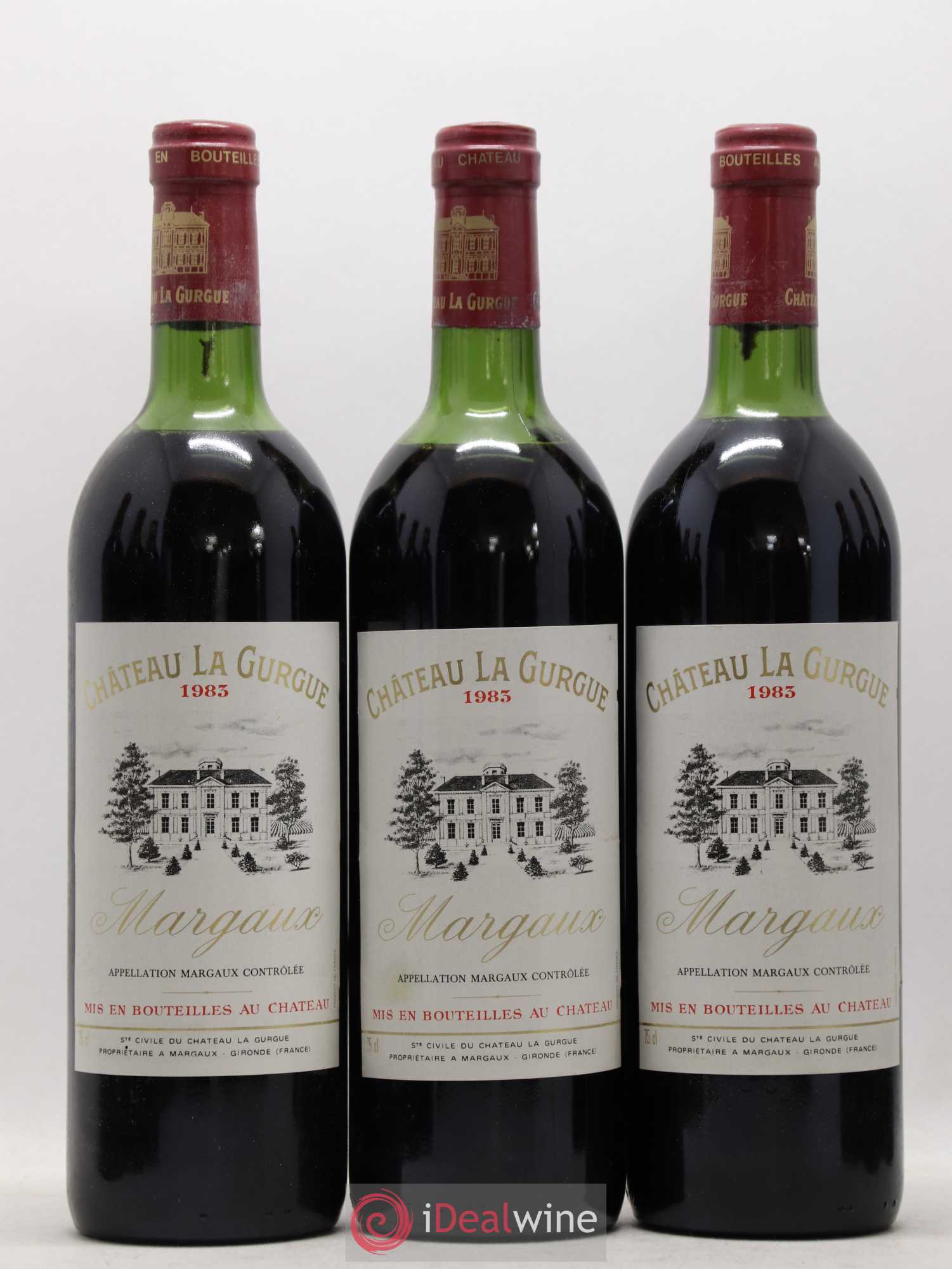 Château la Gurgue Cru Bourgeois 1983 - Lot de 12 bouteilles - 2