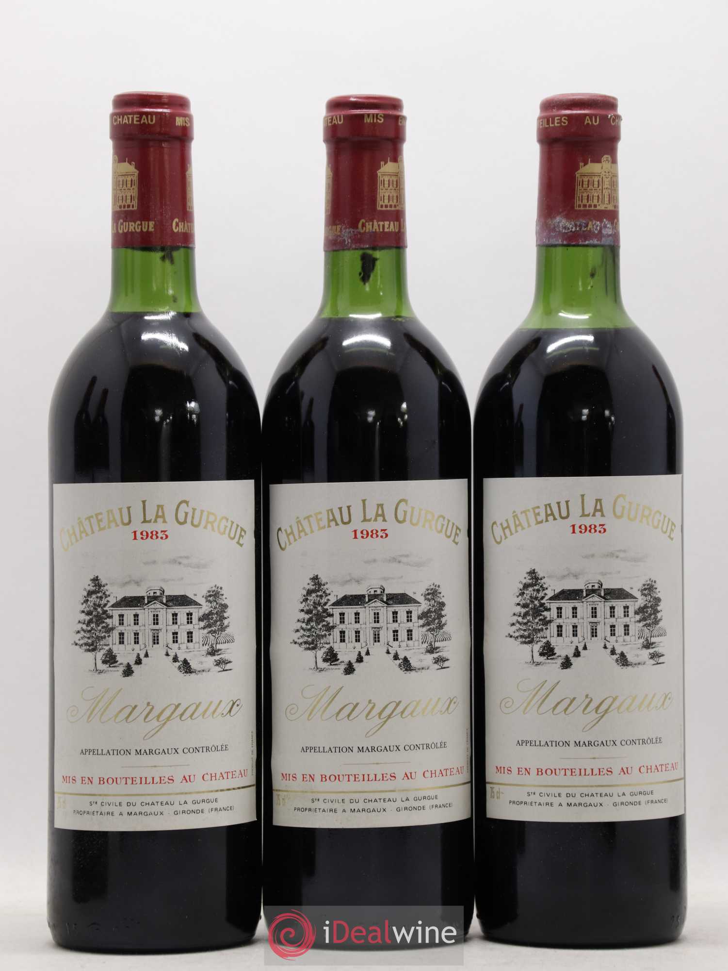 Château la Gurgue Cru Bourgeois 1983 - Lot de 12 bouteilles - 3
