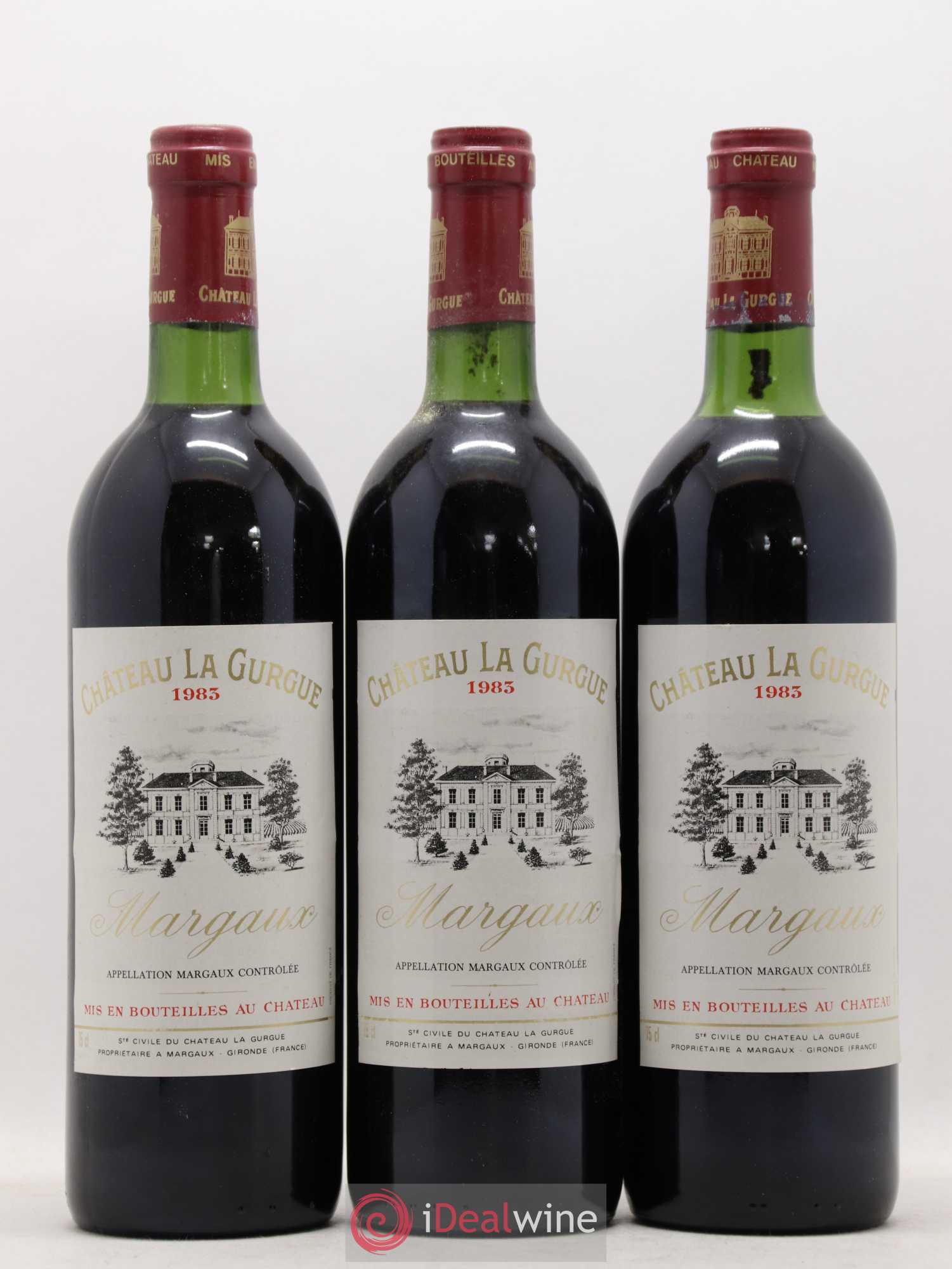 Château la Gurgue Cru Bourgeois 1983 - Lot de 12 bouteilles - 4